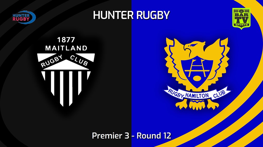 230708-Hunter Rugby Round 12 - Premier 3 - Maitland v Hamilton Hawks Slate Image
