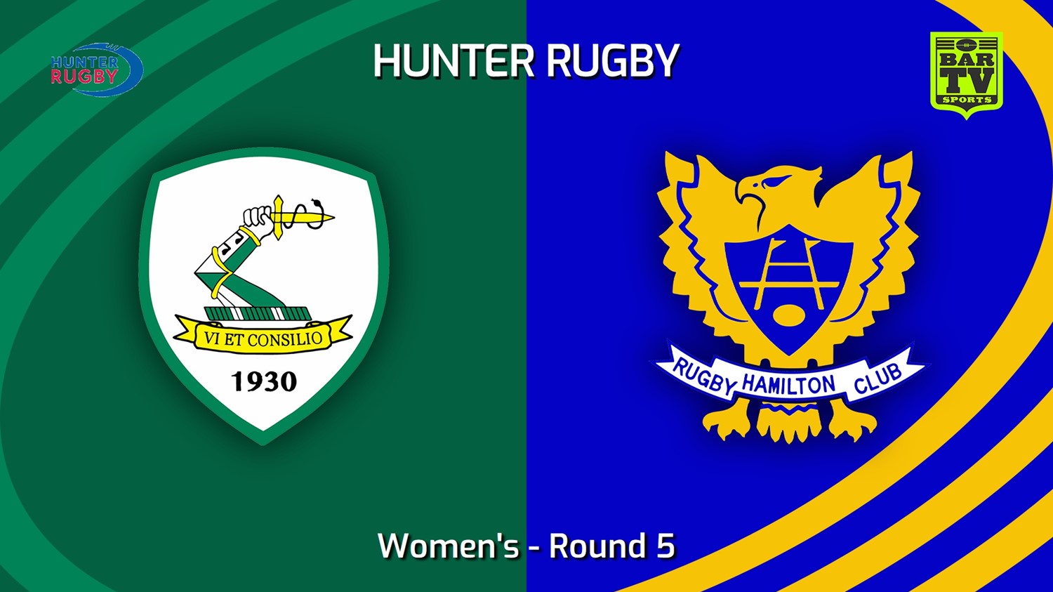 230513-Hunter Rugby Round 5 - Women's - Merewether Carlton v Hamilton Hawks Minigame Slate Image
