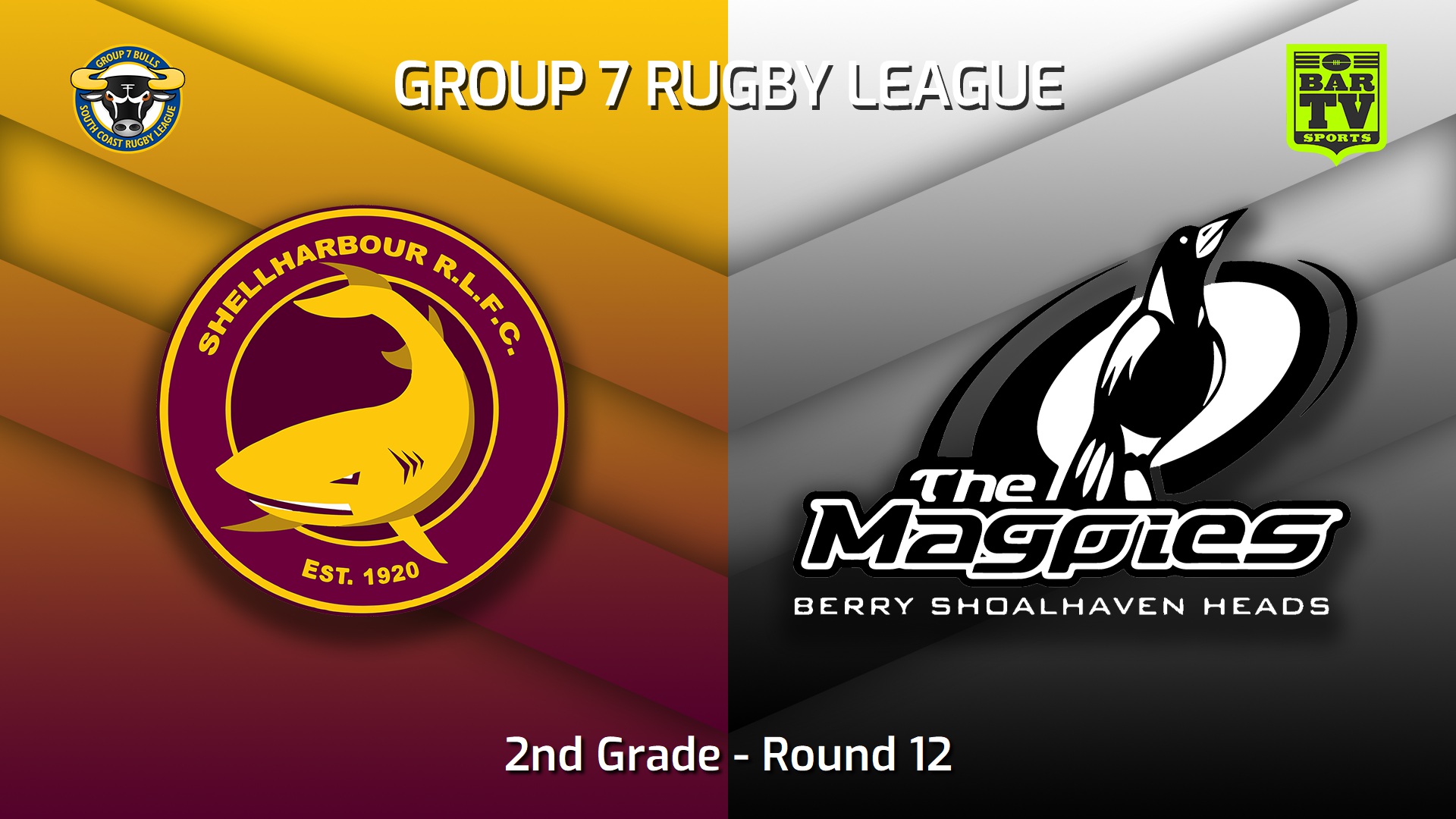 230624-South Coast Round 12 - 2nd Grade - Shellharbour Sharks v Berry-Shoalhaven Heads Magpies Slate Image