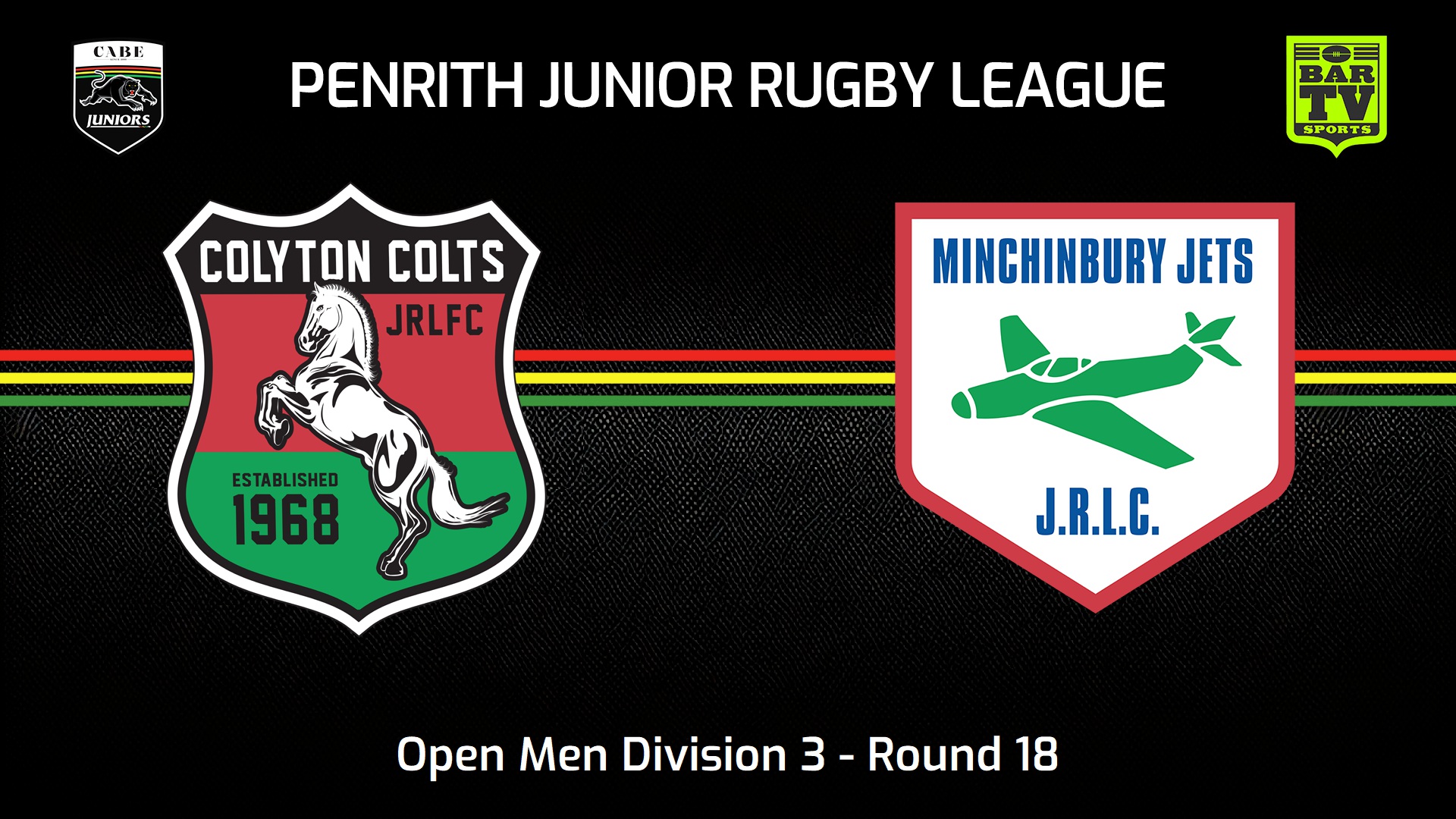 240420-video-Penrith & District Junior Rugby League Round 18 - Open Men Division 3 - Colyton Colts v Minchinbury Slate Image