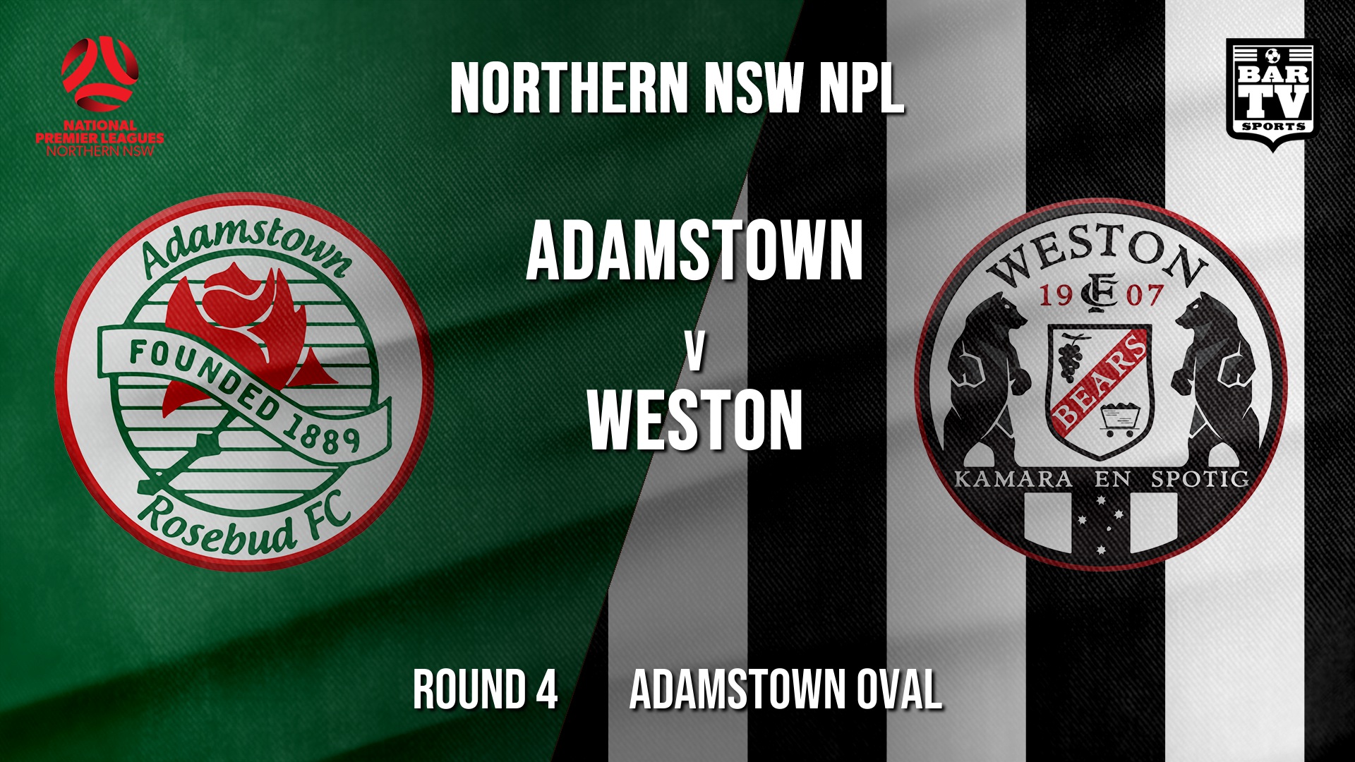 NPL - NNSW Round 4 - Adamstown Rosebud FC v Weston Workers FC Slate Image