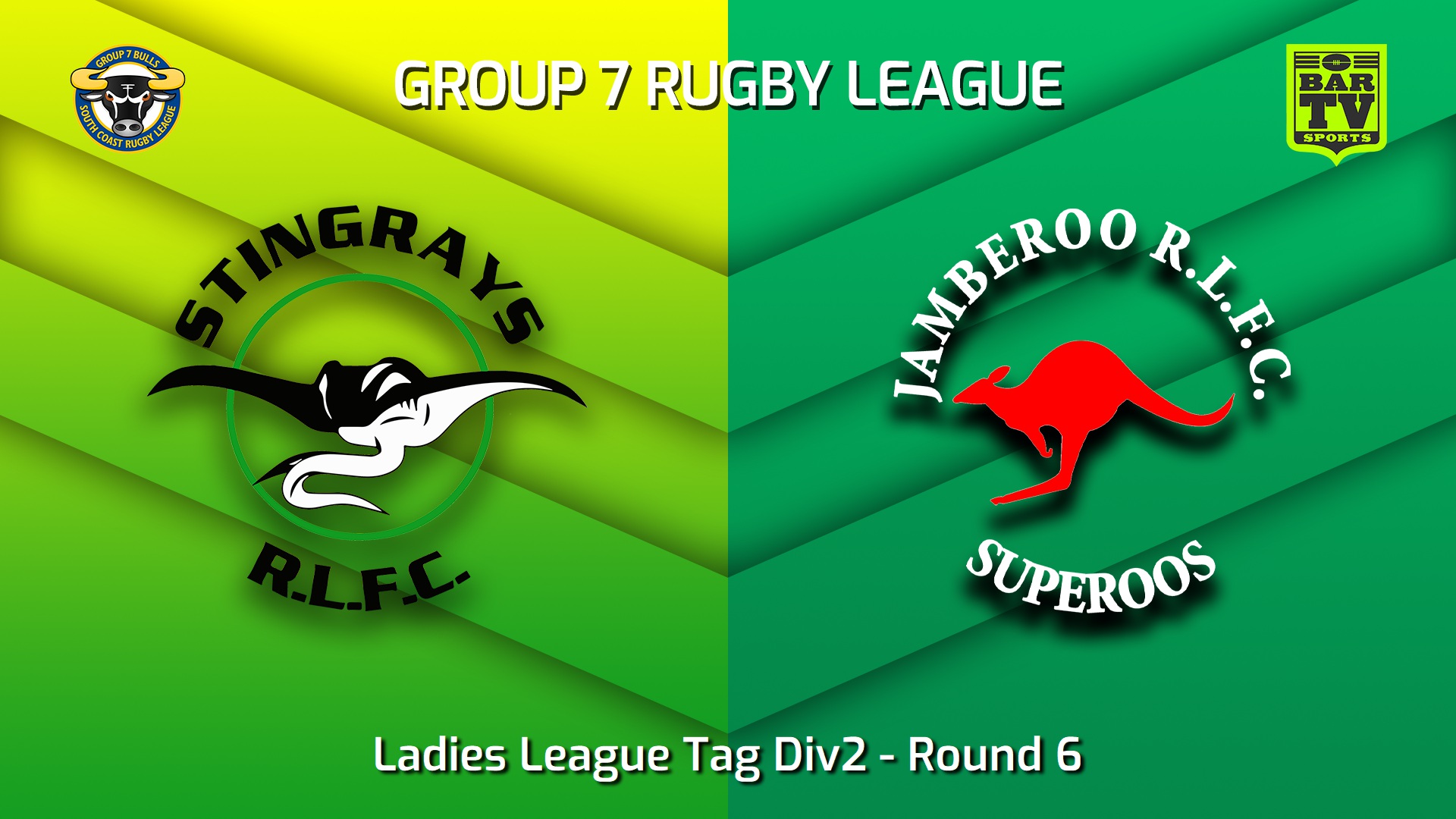230507-South Coast Round 6 - Ladies League Tag Div2 - Stingrays of Shellharbour v Jamberoo Superoos Slate Image