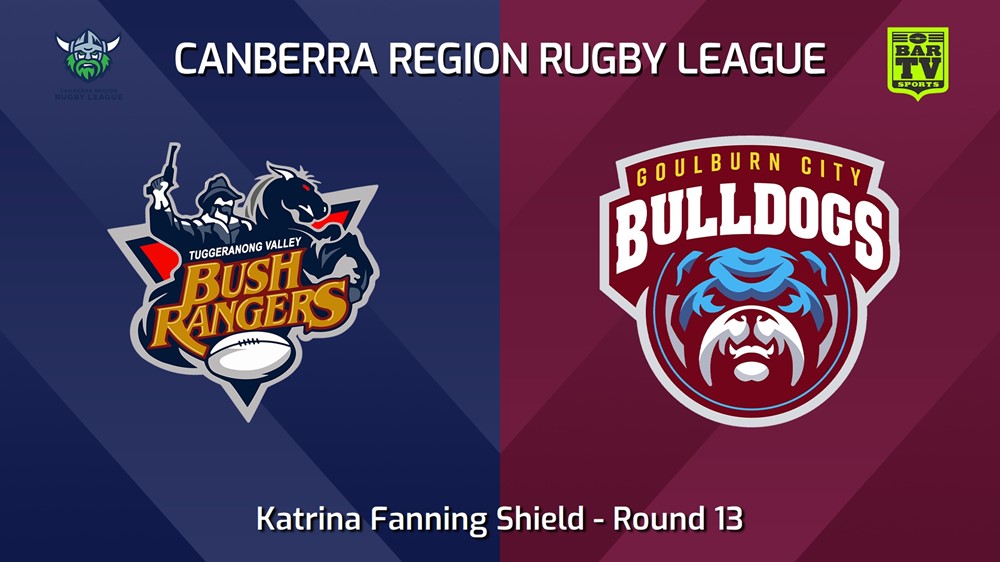 240706-video-Canberra Round 13 - Katrina Fanning Shield - Tuggeranong Bushrangers v Goulburn City Bulldogs Slate Image