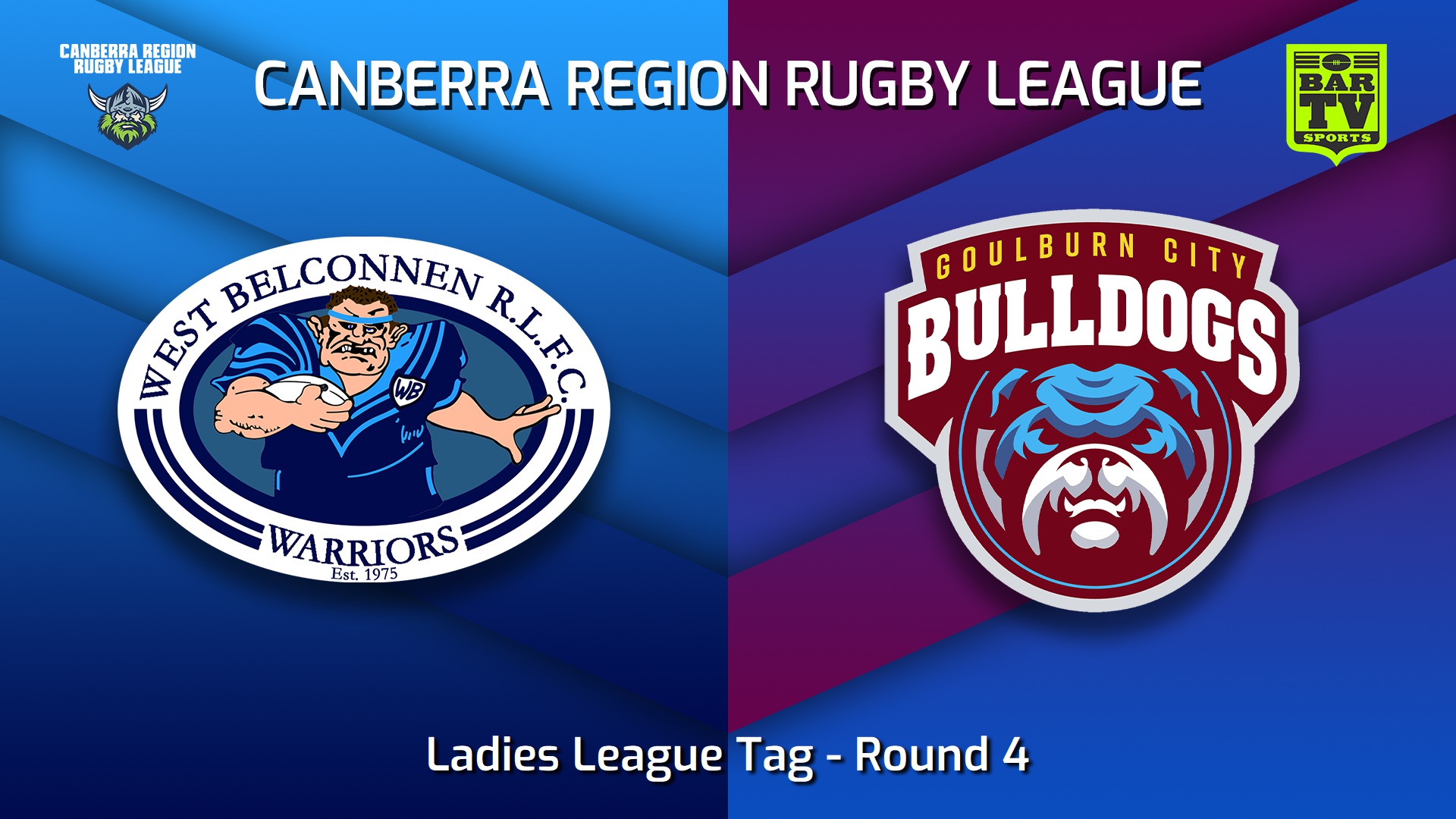 230506-Canberra Round 4 - Ladies League Tag - West Belconnen Warriors v Goulburn City Bulldogs Slate Image