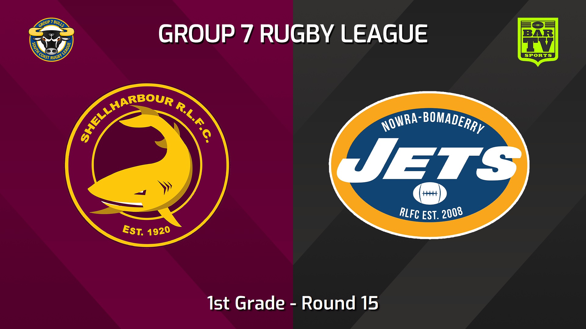 240727-video-South Coast Round 15 - 1st Grade - Shellharbour Sharks v Nowra-Bomaderry Jets Slate Image