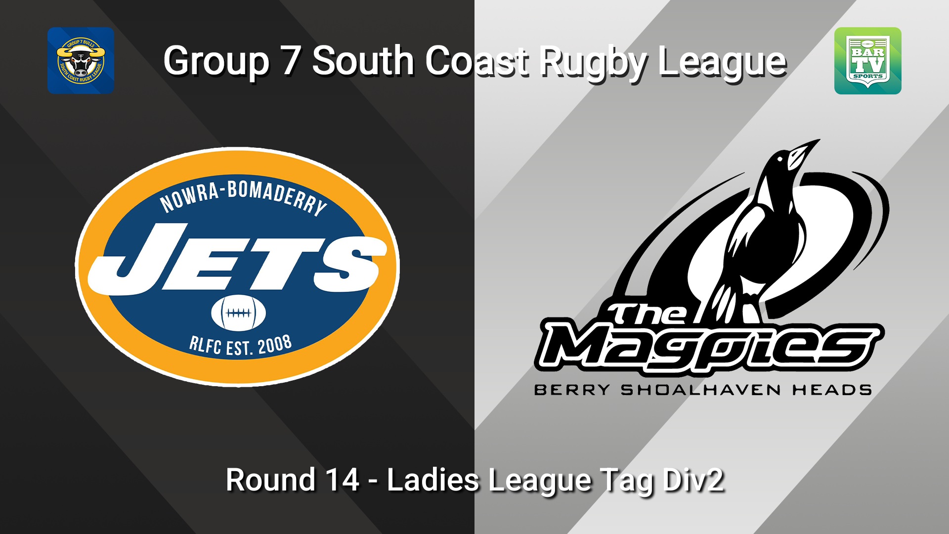 260801-video-South Coast Round 14 - Ladies League Tag Div2 - Nowra-Bomaderry  v Berry-Shoalhaven Heads Slate Image