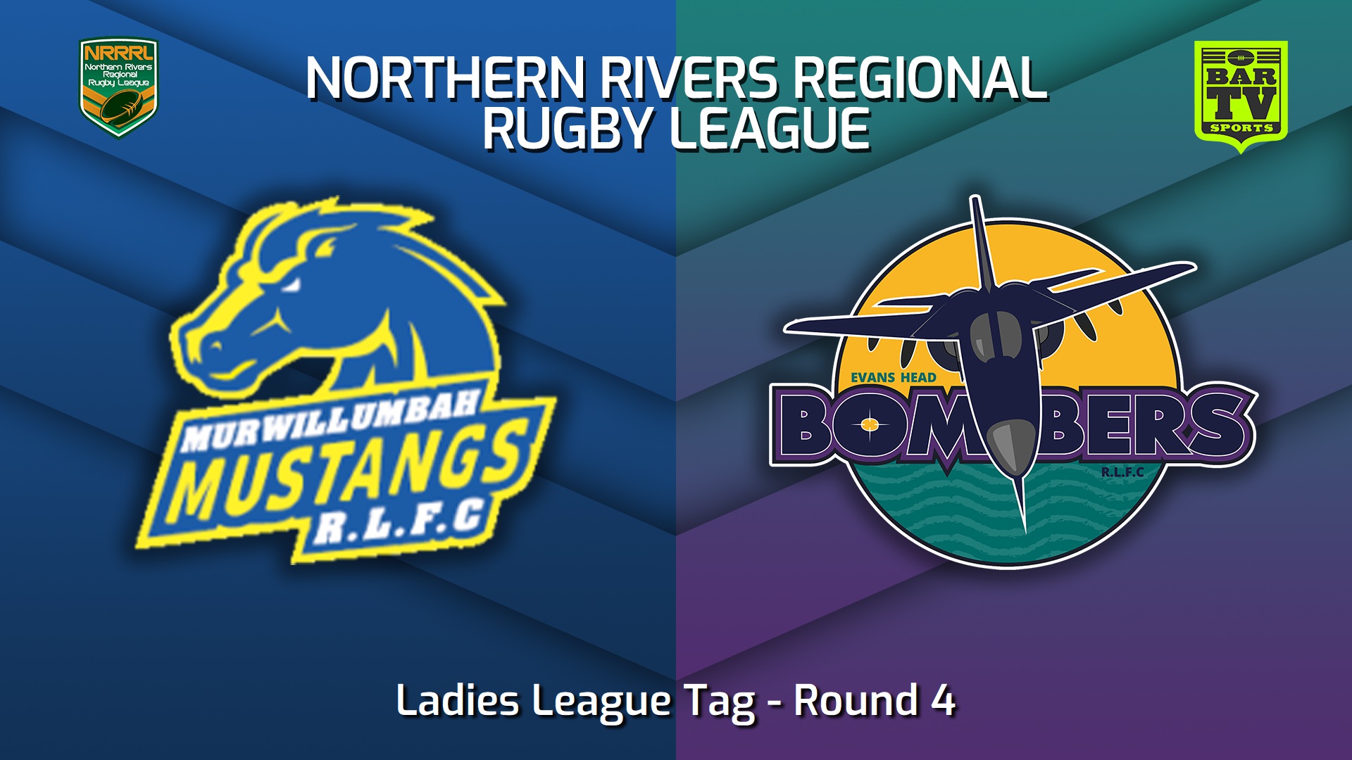 230507-Northern Rivers Round 4 - Ladies League Tag - Murwillumbah Mustangs v Evans Head Bombers Slate Image
