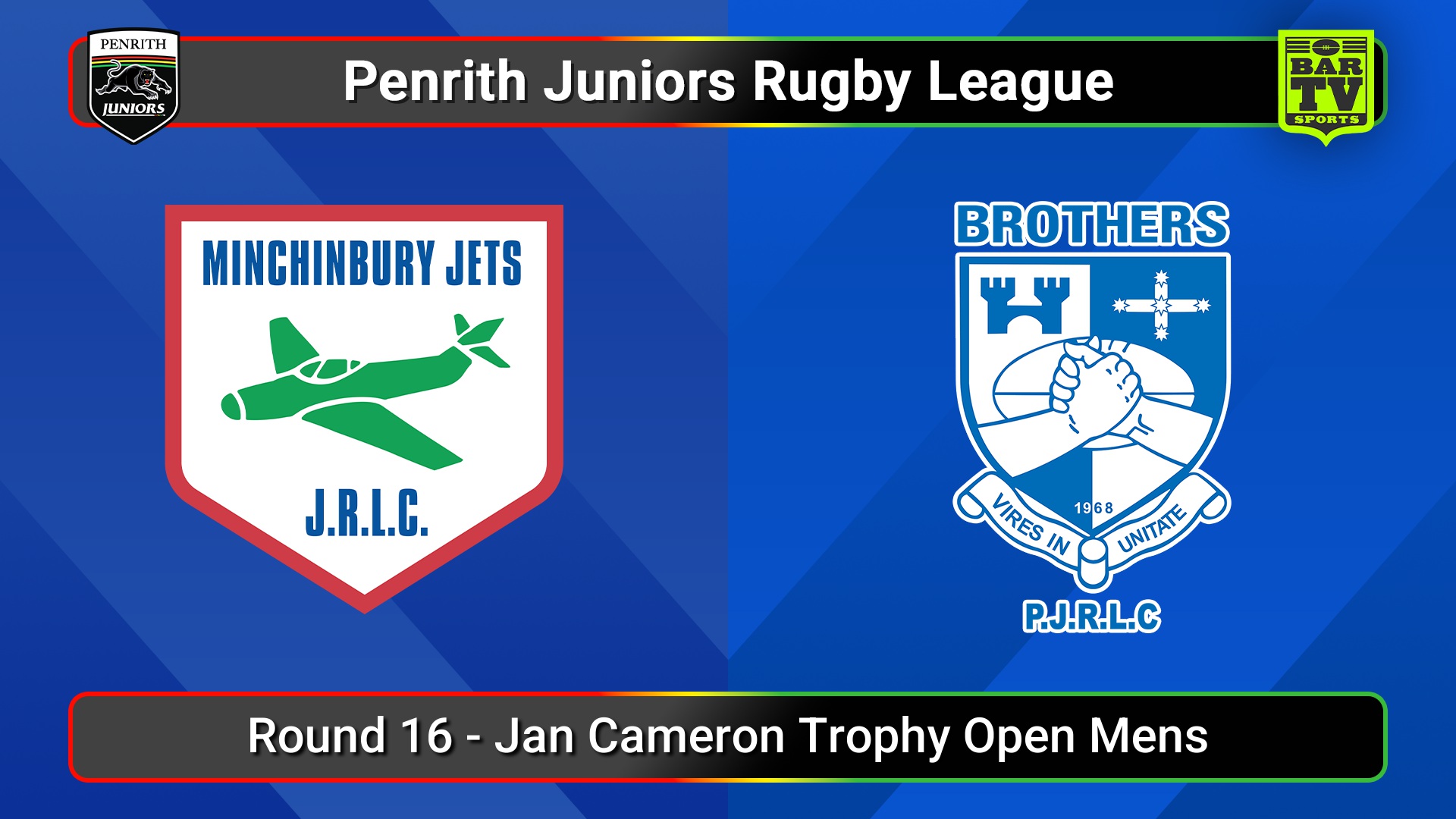 250801-video-Penrith & District Junior Rugby League Round 16 - Jan Cameron Trophy Open Mens - Minchinbury v Brothers Slate Image