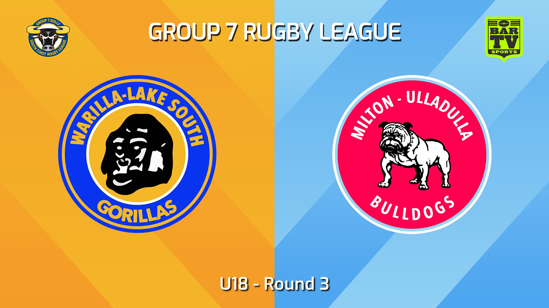240421-video-South Coast Round 3 - U18 - Warilla-Lake South Gorillas v Milton-Ulladulla Bulldogs Slate Image