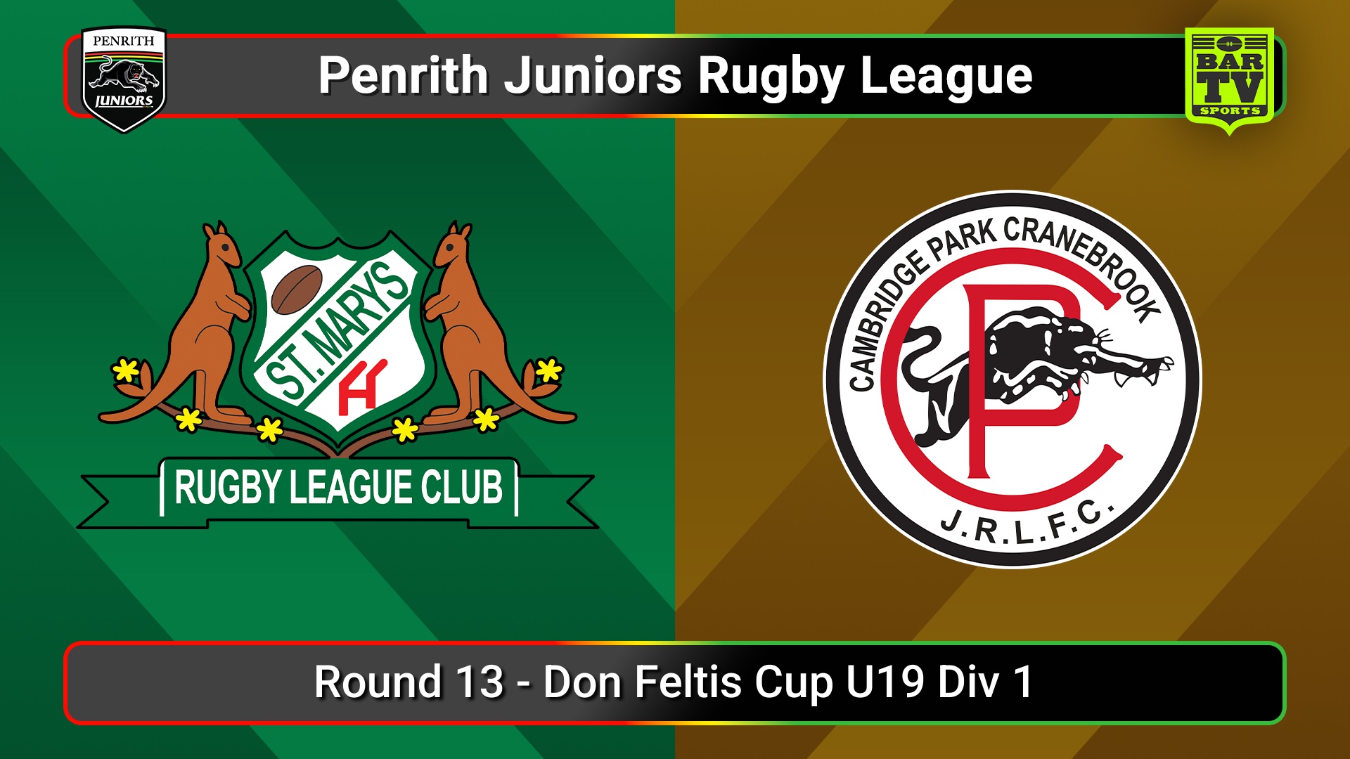 250712-video-Penrith & District Junior Rugby League Round 13 - Don Feltis Cup U19 Div 1 - St Marys v Cambridge Park Slate Image