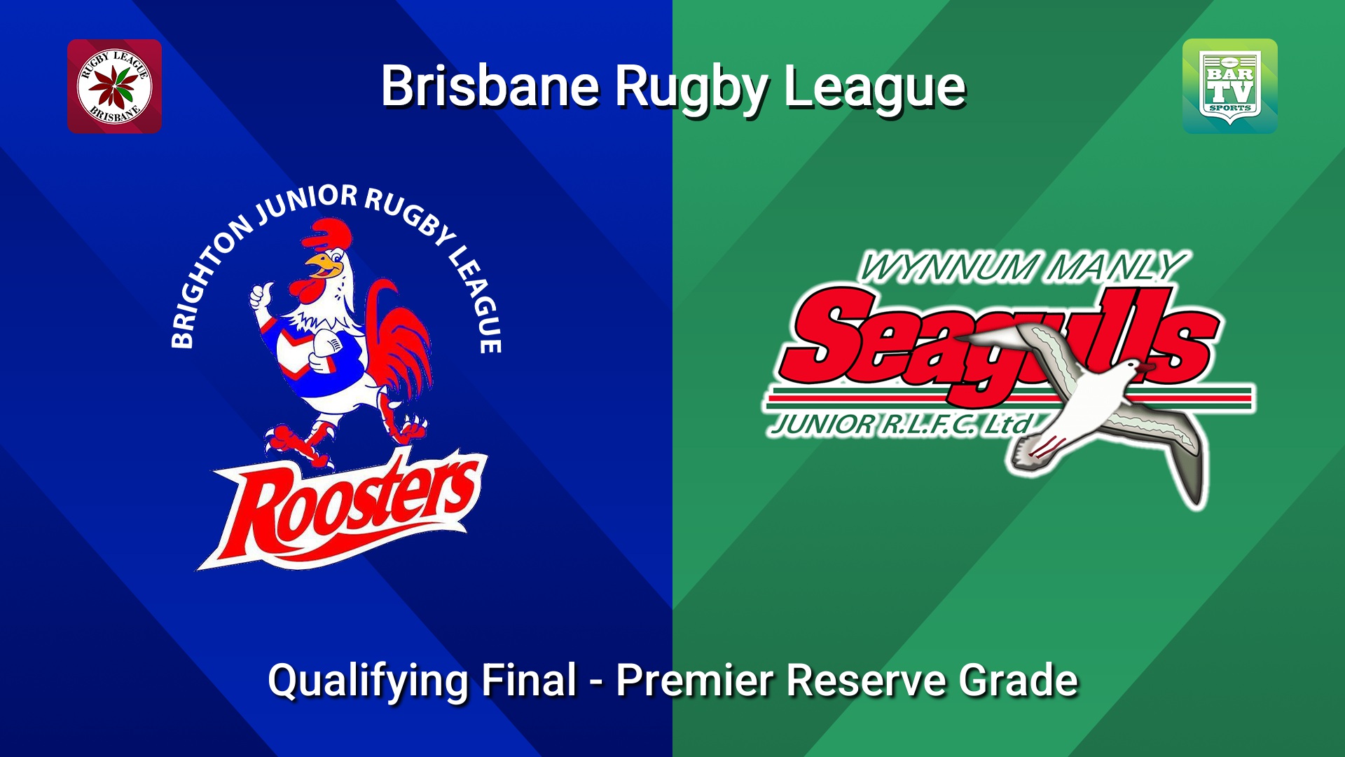260906-video-BRL Qualifying Final - Premier Reserve Grade - Brighton Roosters v Wynnum Manly Seagulls Juniors Slate Image
