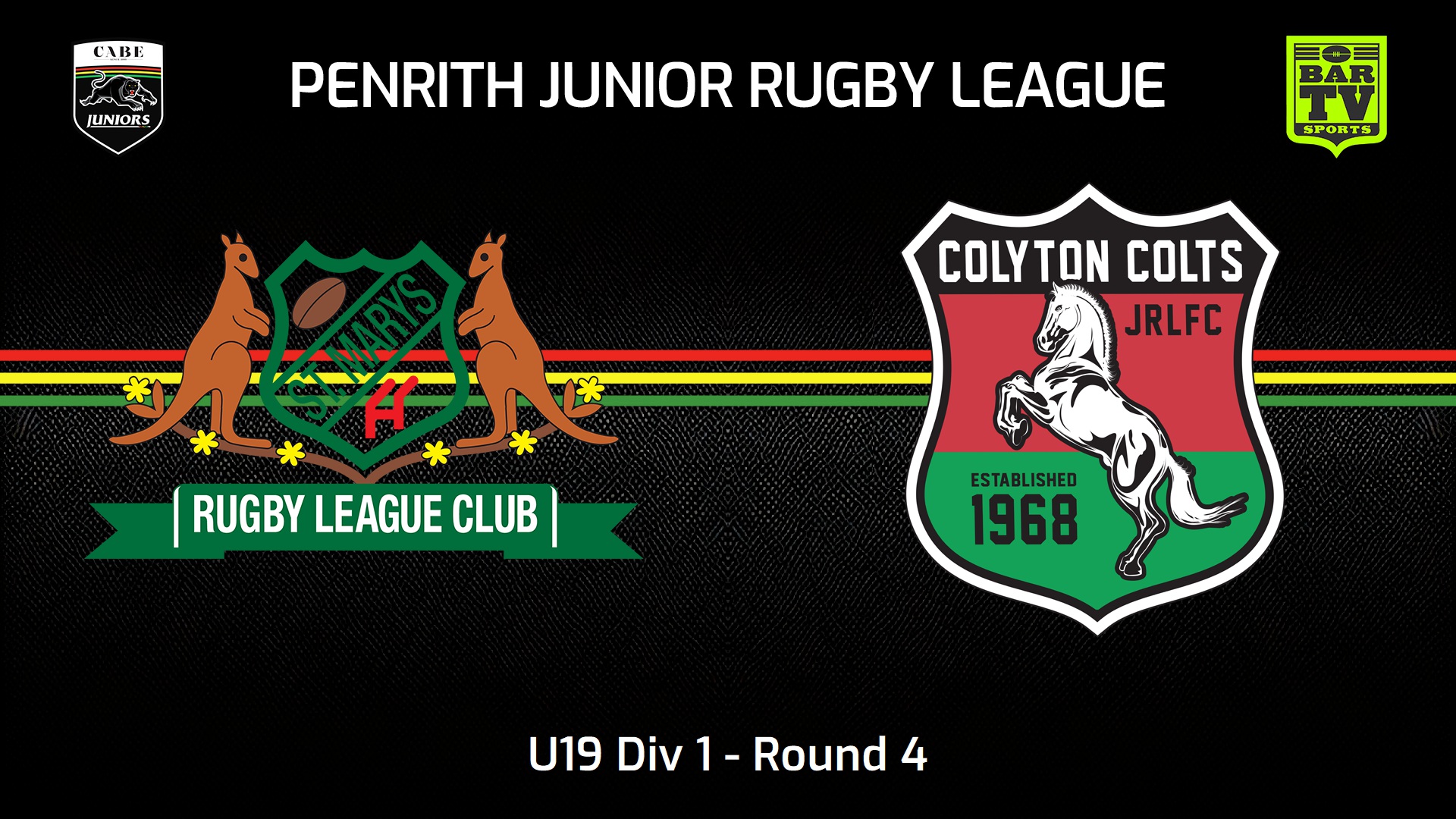240505-video-Penrith & District Junior Rugby League Round 4 - U19 Div 1 - St Marys v Colyton Colts Slate Image