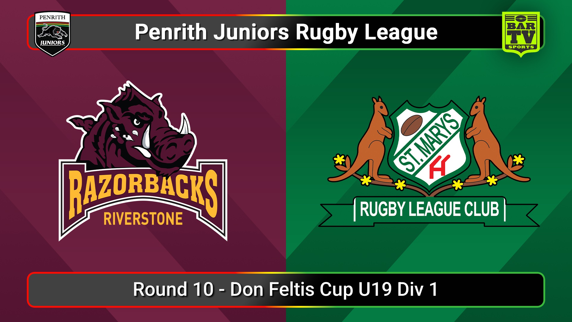 250622-video-Penrith & District Junior Rugby League Round 10 - Don Feltis Cup U19 Div 1 - Riverstone v St Marys Slate Image