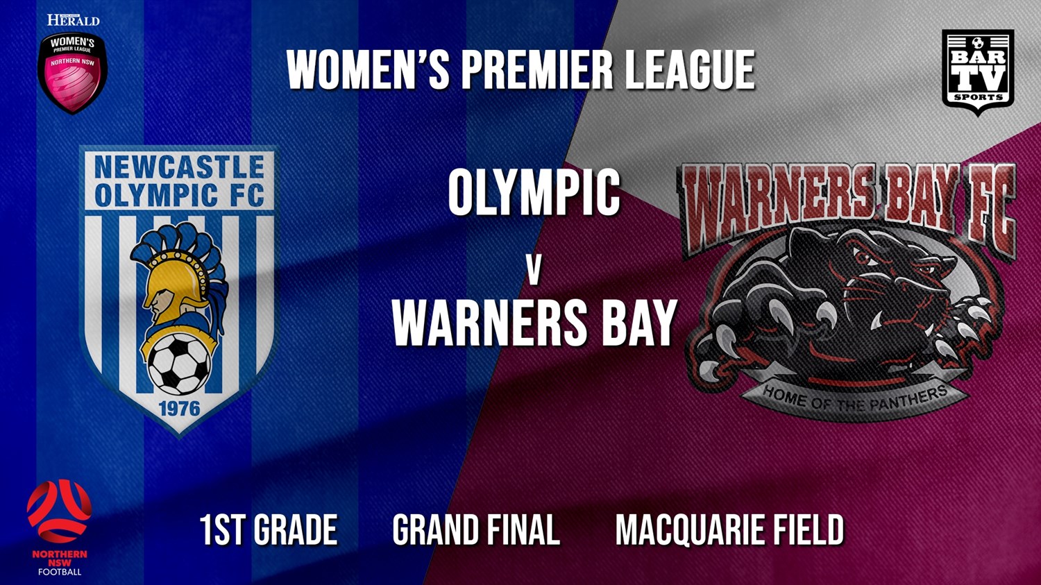 Herald Women’s Premier League Grand Final - 1st Grade - Newcastle Olympic (Women's) v Warners Bay (Womens) Minigame Slate Image