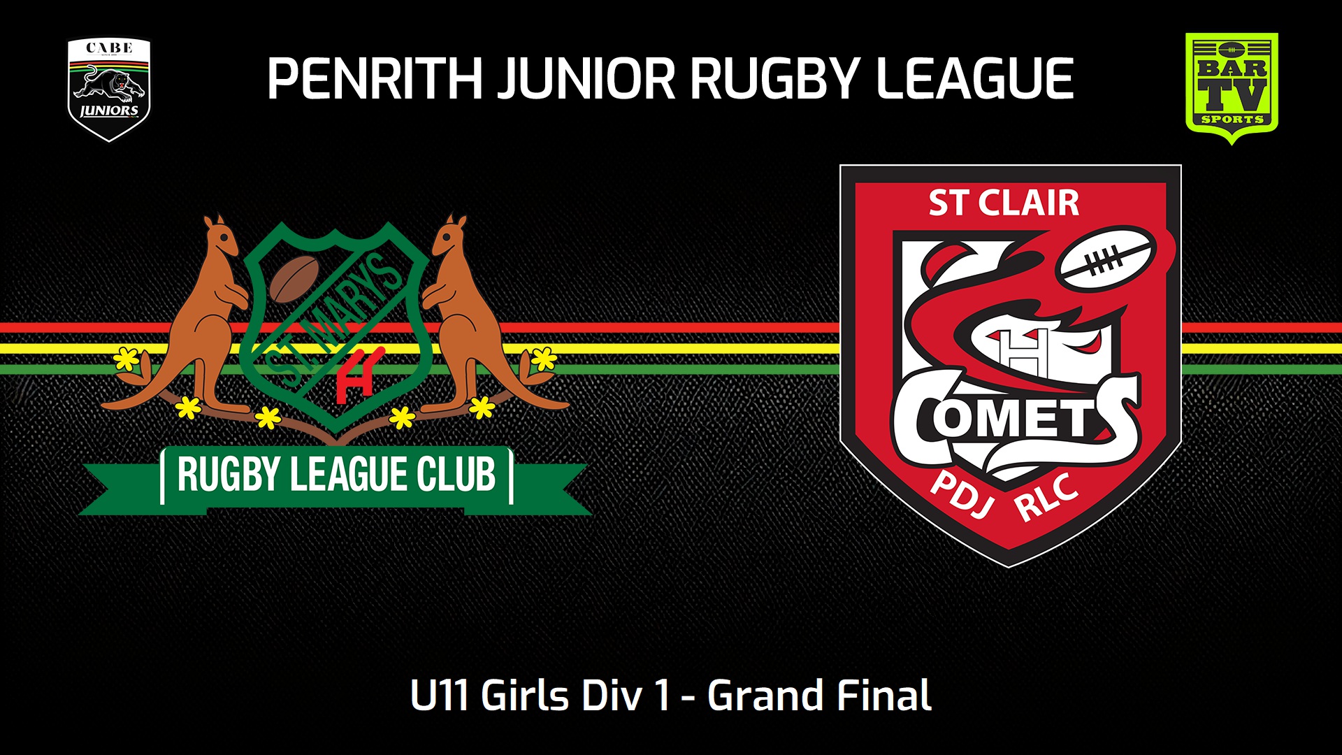 230826-Penrith & District Junior Rugby League Grand Final - U11 Girls Div 1 - St Marys v St Clair Slate Image