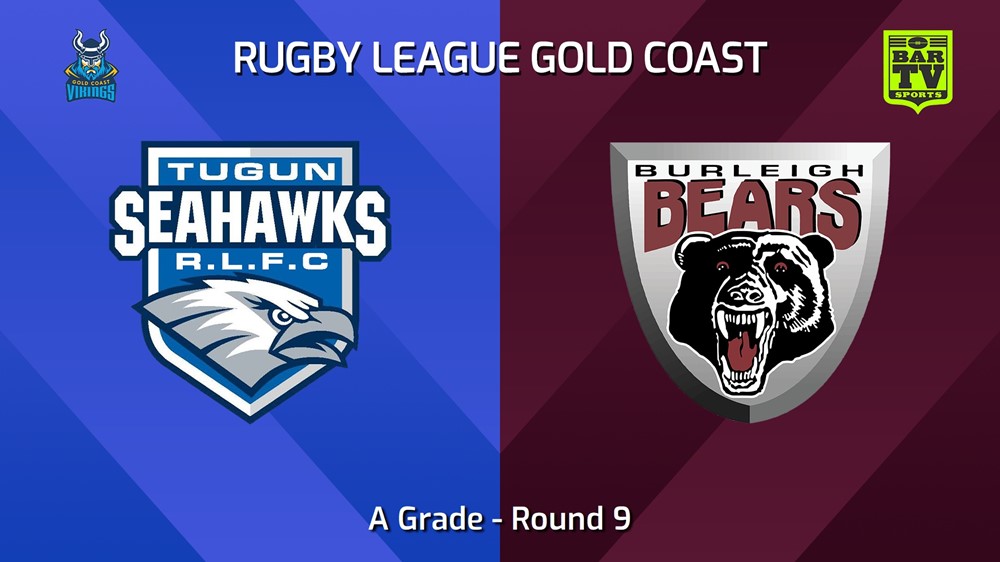 240623-video-Gold Coast Round 9 - A Grade - Tugun Seahawks v Burleigh Bears Slate Image