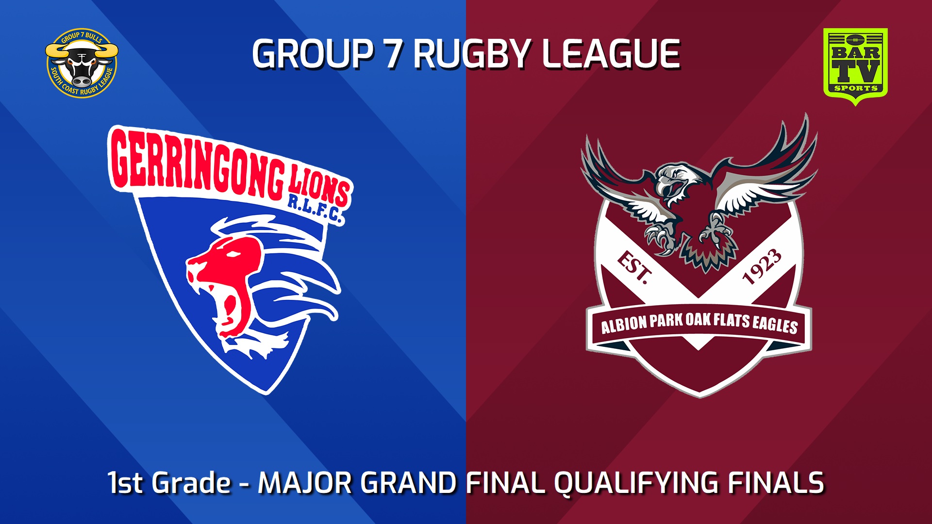 240901-video-South Coast MAJOR GRAND FINAL QUALIFYING FINALS - 1st Grade - Gerringong Lions v Albion Park Oak Flats Eagles Slate Image
