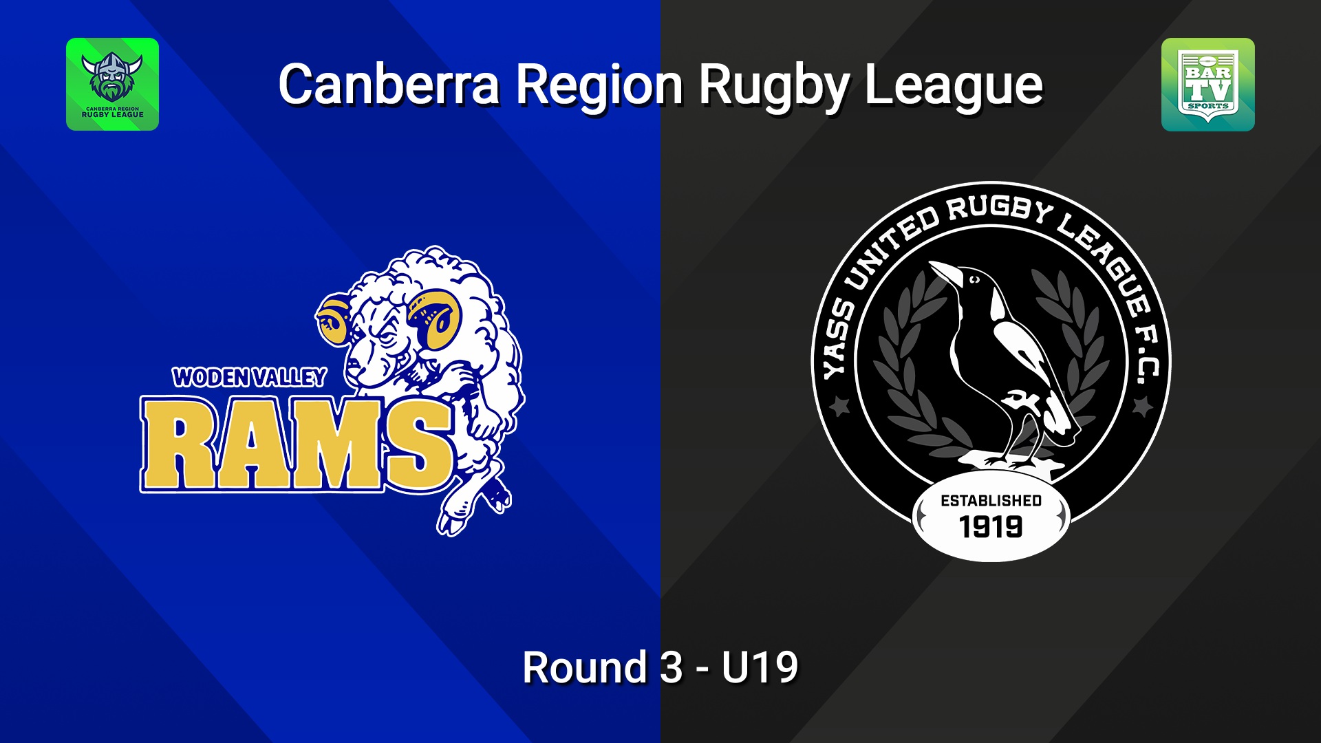 260502-video-Canberra Round 3 - U19 - Woden Valley Rams v Yass Magpies Slate Image