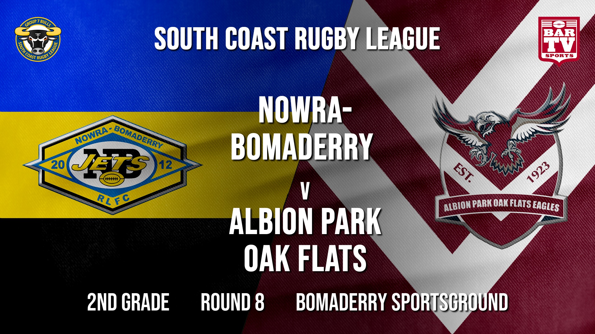 Group 7 RL Round 8 - 2nd Grade - Nowra-Bomaderry  v Albion Park Oak Flats Slate Image