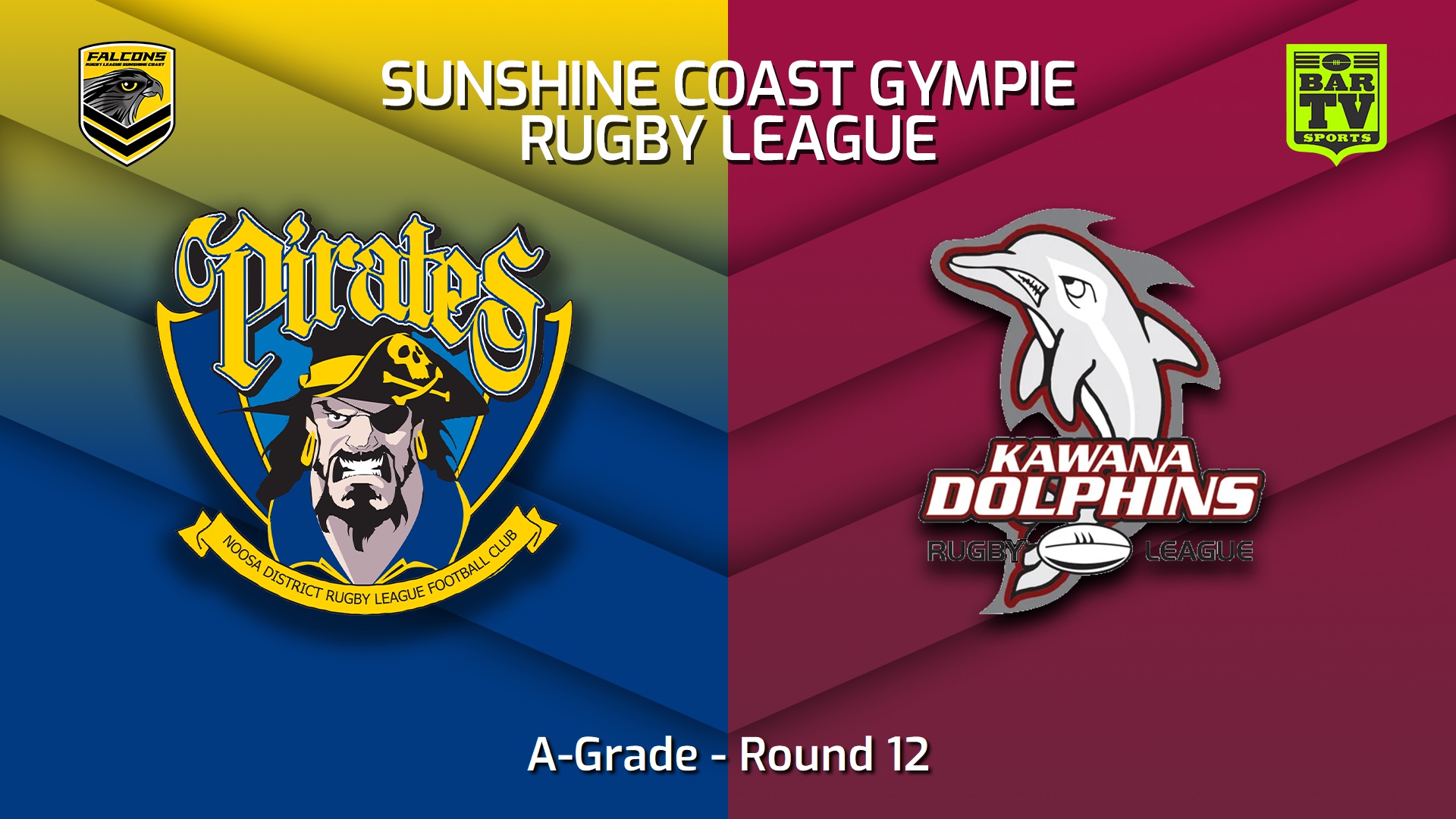 230708-Sunshine Coast RL Round 12 - A-Grade - Noosa Pirates v Kawana Dolphins Slate Image