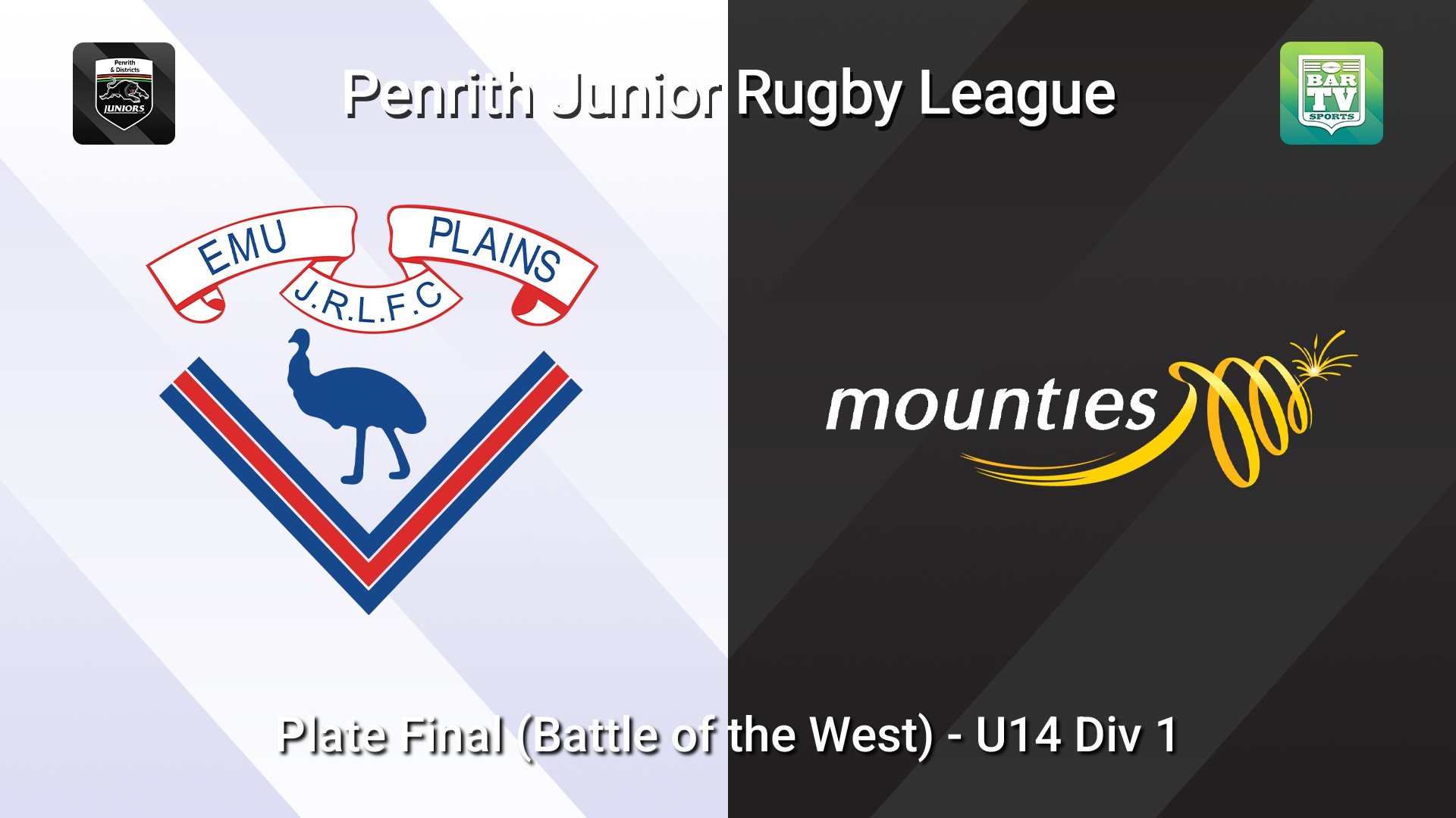 260919-video-Penrith & District Junior Rugby League Plate Final (Battle of the West) - U14 Div 1 - Emu Plains v Mounties Slate Image