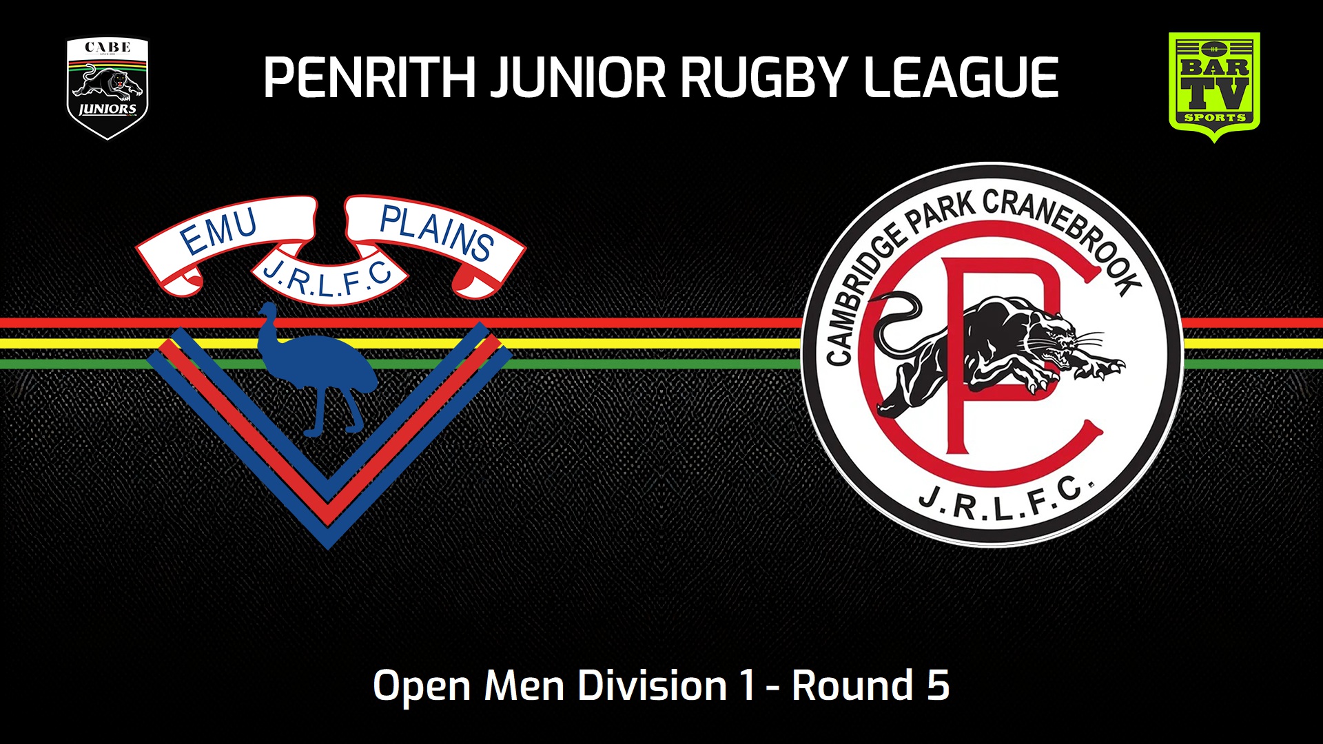 240511-video-Penrith & District Junior Rugby League Round 5 - Open Men Division 1 - Emu Plains RLFC v Cambridge Park Slate Image
