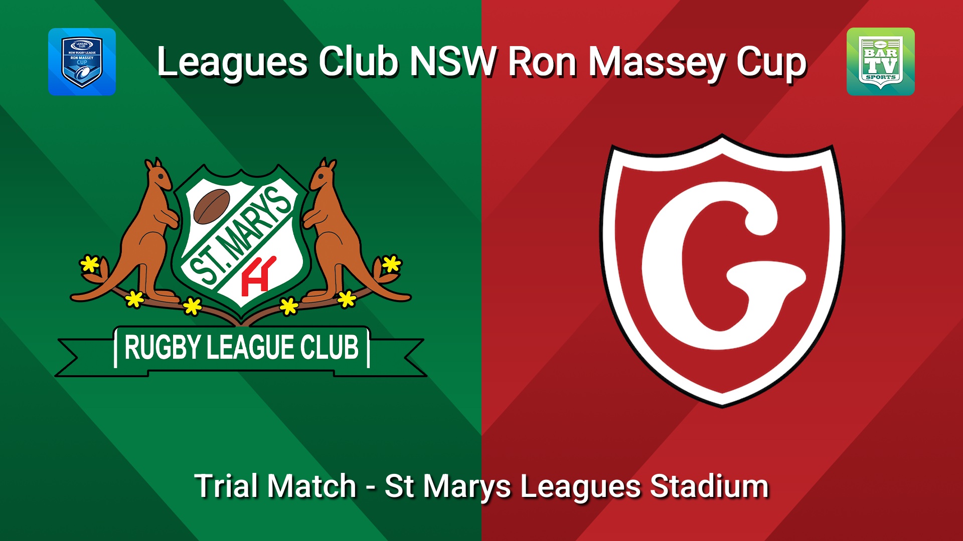 260307-video-Ron Massey Cup Trial Match - St Marys v Glebe Dirty Reds Slate Image