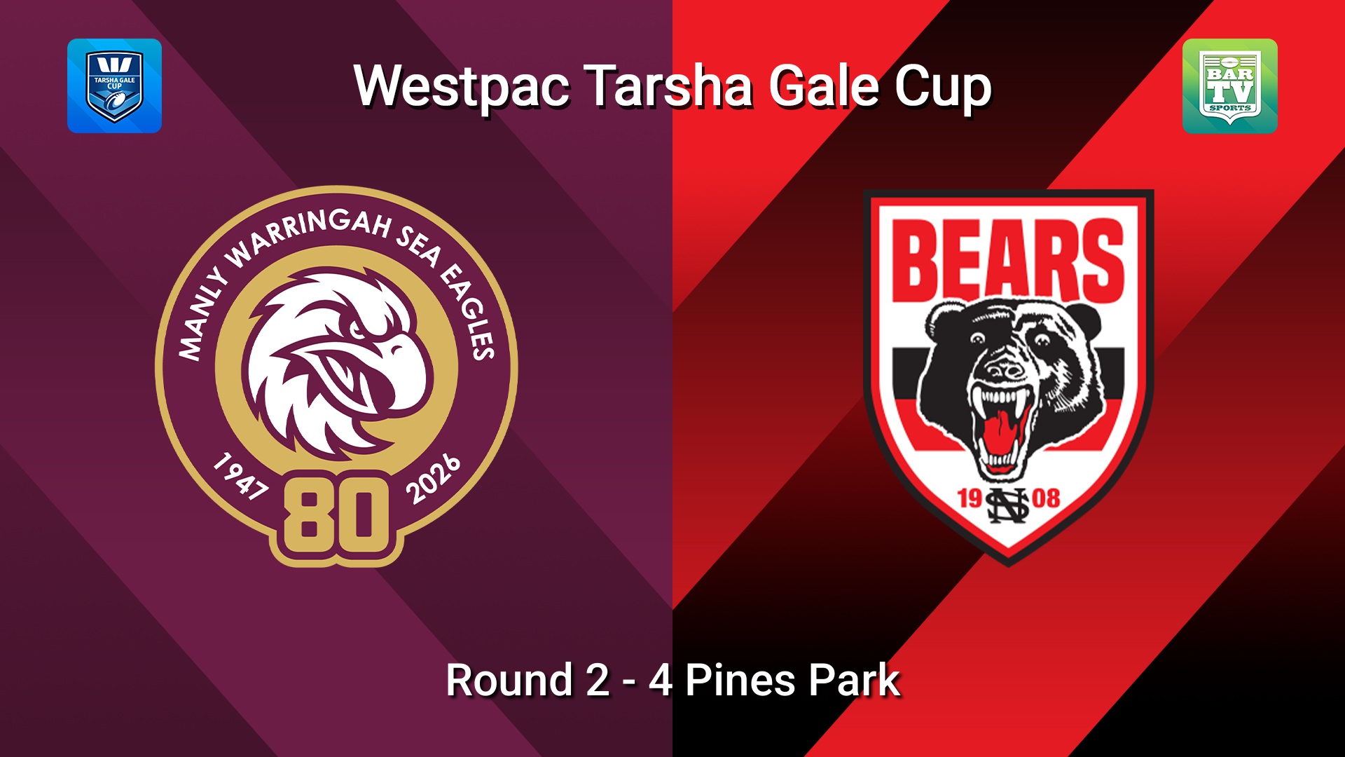 260214-video-Westpac Tarsha Gale Cup Round 2 - Manly Warringah Sea Eagles v North Sydney Bears Slate Image