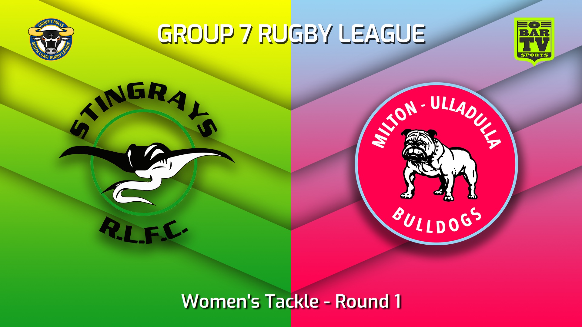 230430-South Coast Round 1 - Women's Tackle - Stingrays of Shellharbour v Milton-Ulladulla Bulldogs Slate Image
