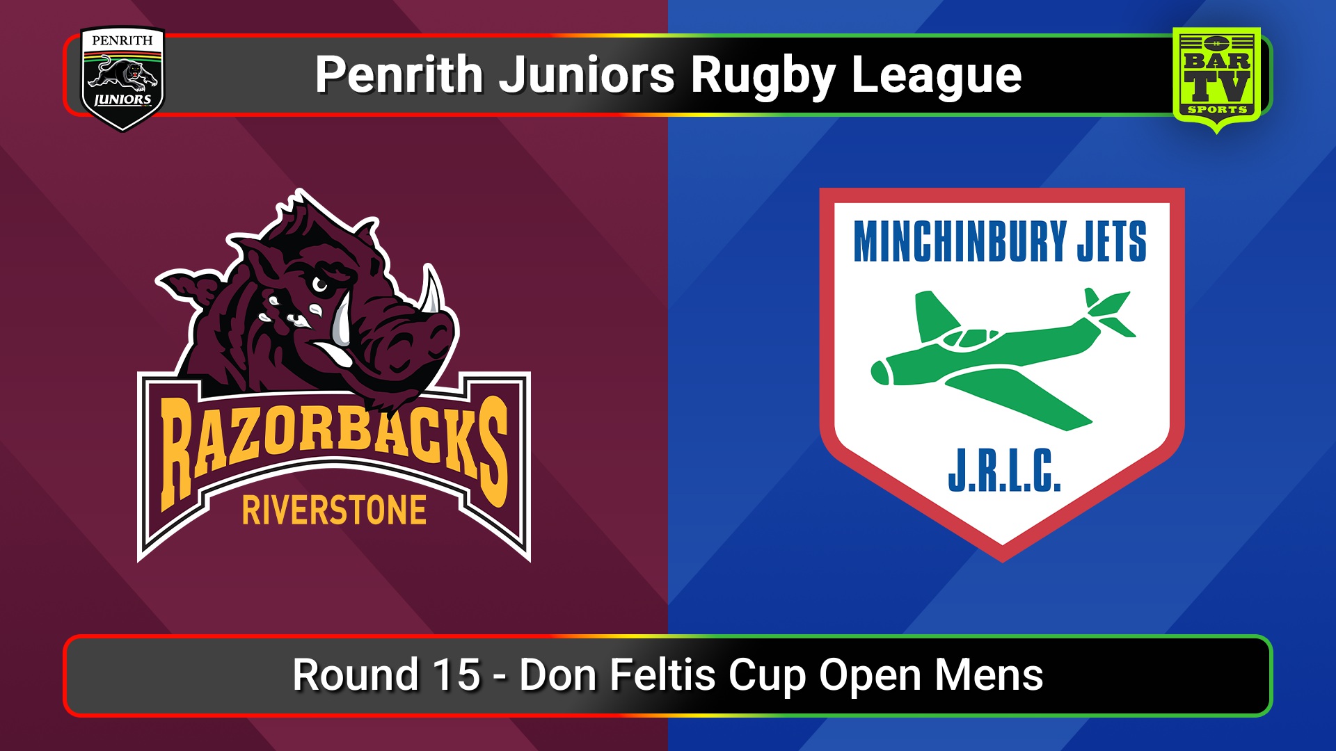 250727-video-Penrith & District Junior Rugby League Round 15 - Don Feltis Cup Open Mens - Riverstone v Minchinbury Slate Image