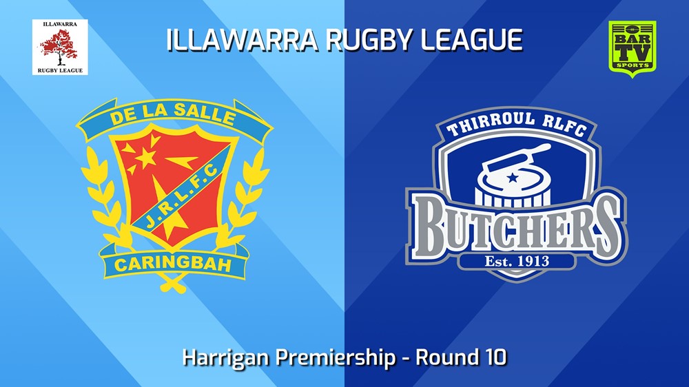 240629-video-Illawarra Round 10 - Harrigan Premiership - De La Salle v Thirroul Butchers Slate Image