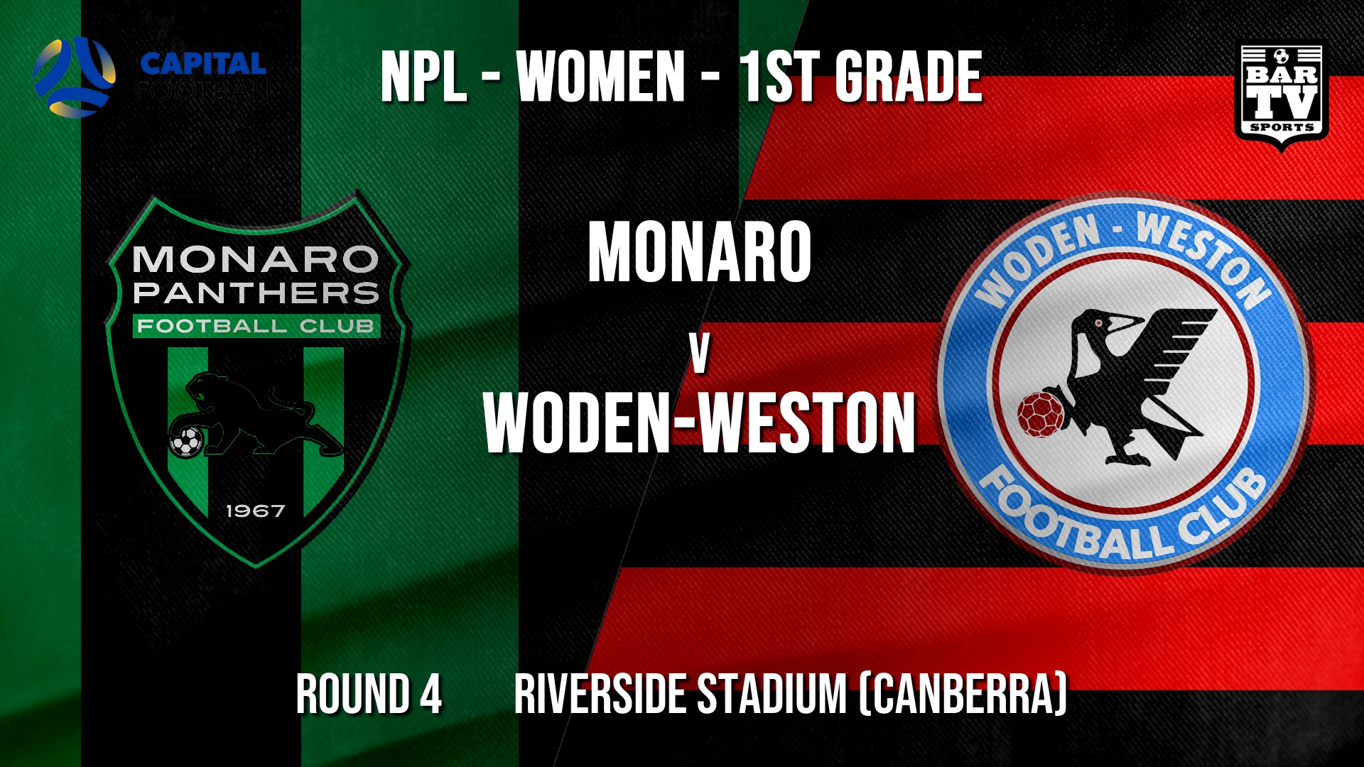 NPLW - Capital Round 4 - Monaro Panthers FC (women) v Woden-Weston FC (women) Slate Image