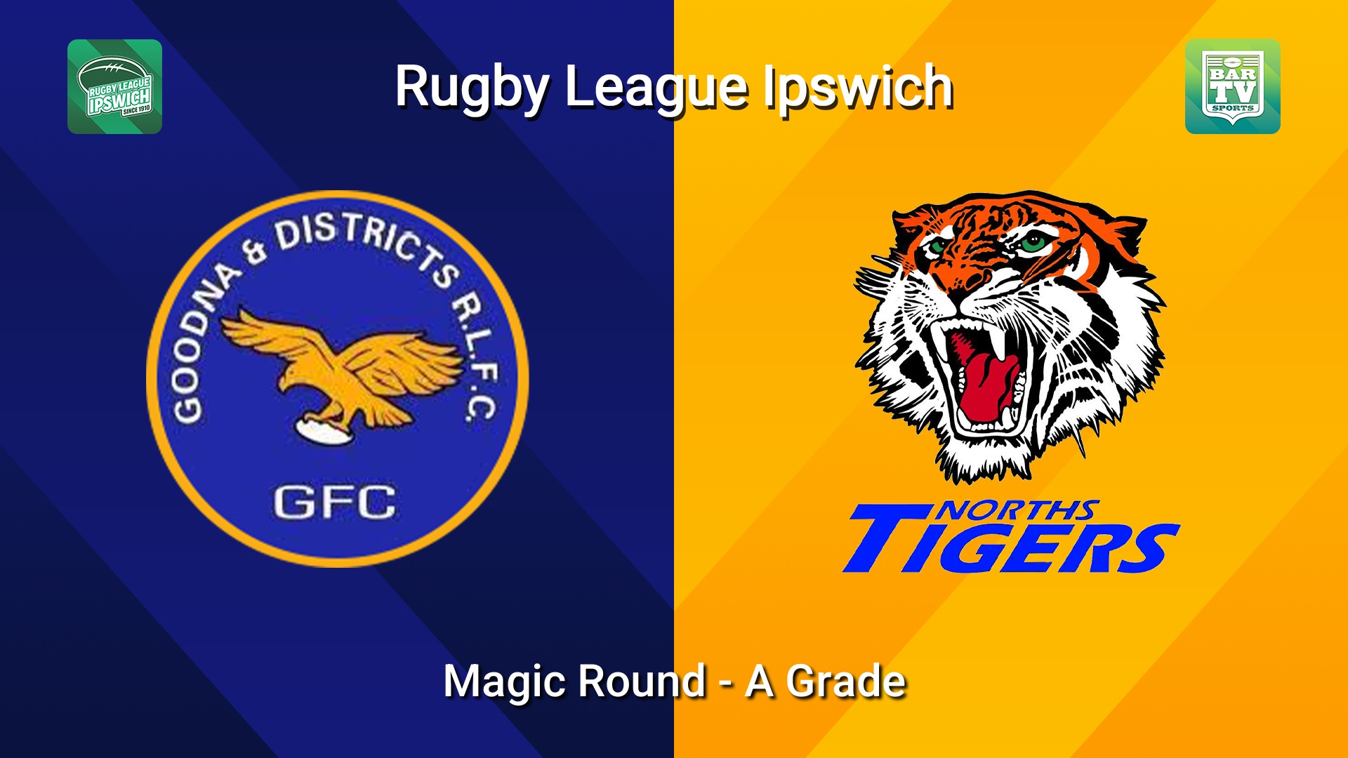 260307-video-Rugby League Ipswich Magic Round - A Grade - Goodna v Norths Tigers Slate Image