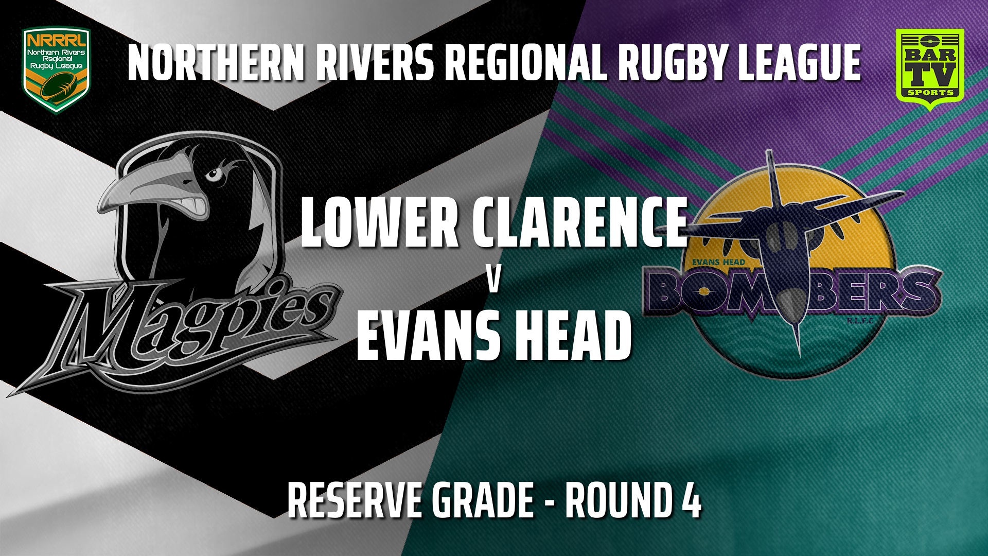 210523-NRRRL Round 4 - Reserve Grade - Lower Clarence Magpies v Evans Head Bombers Slate Image