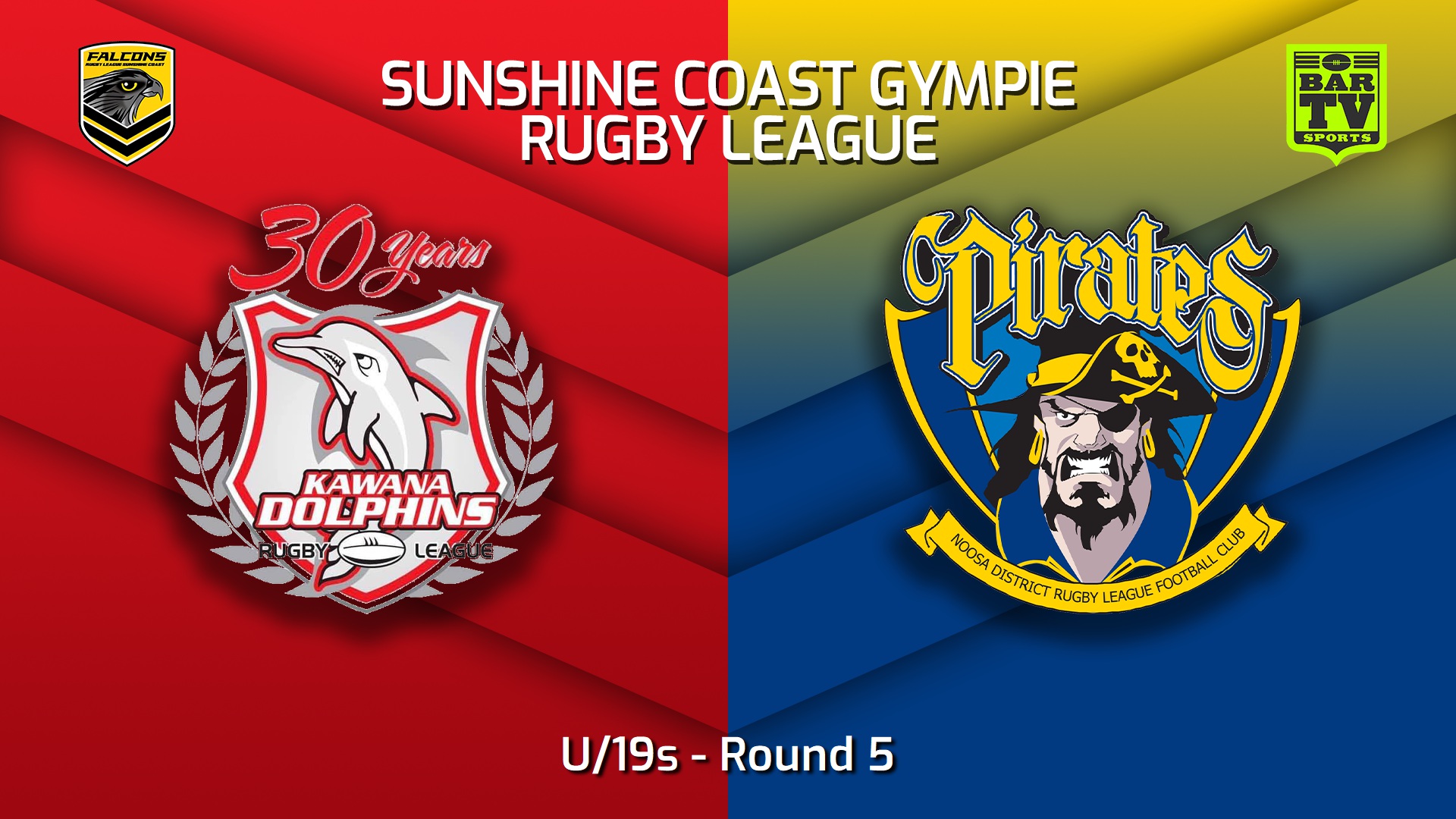 230506-Sunshine Coast RL Round 5 - U/19s - Kawana Dolphins v Noosa Pirates Slate Image