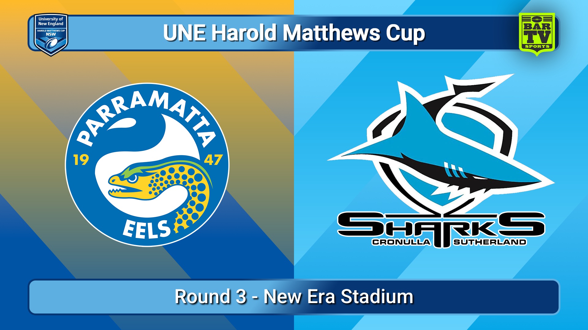 250215-video-UNE Harold Matthews Cup Round 3 - Parramatta Eels v Cronulla-Sutherland Sharks Slate Image