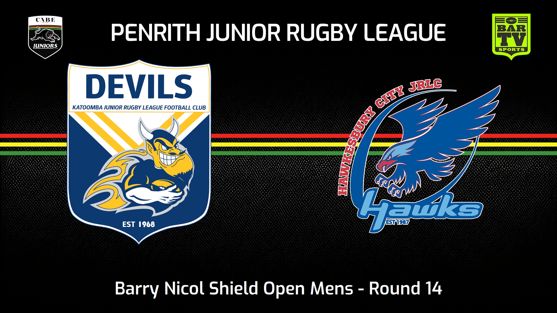 240727-video-Penrith & District Junior Rugby League Round 14 - Barry Nicol Shield Open Mens - Katoomba Devils v Hawkesbury City Slate Image