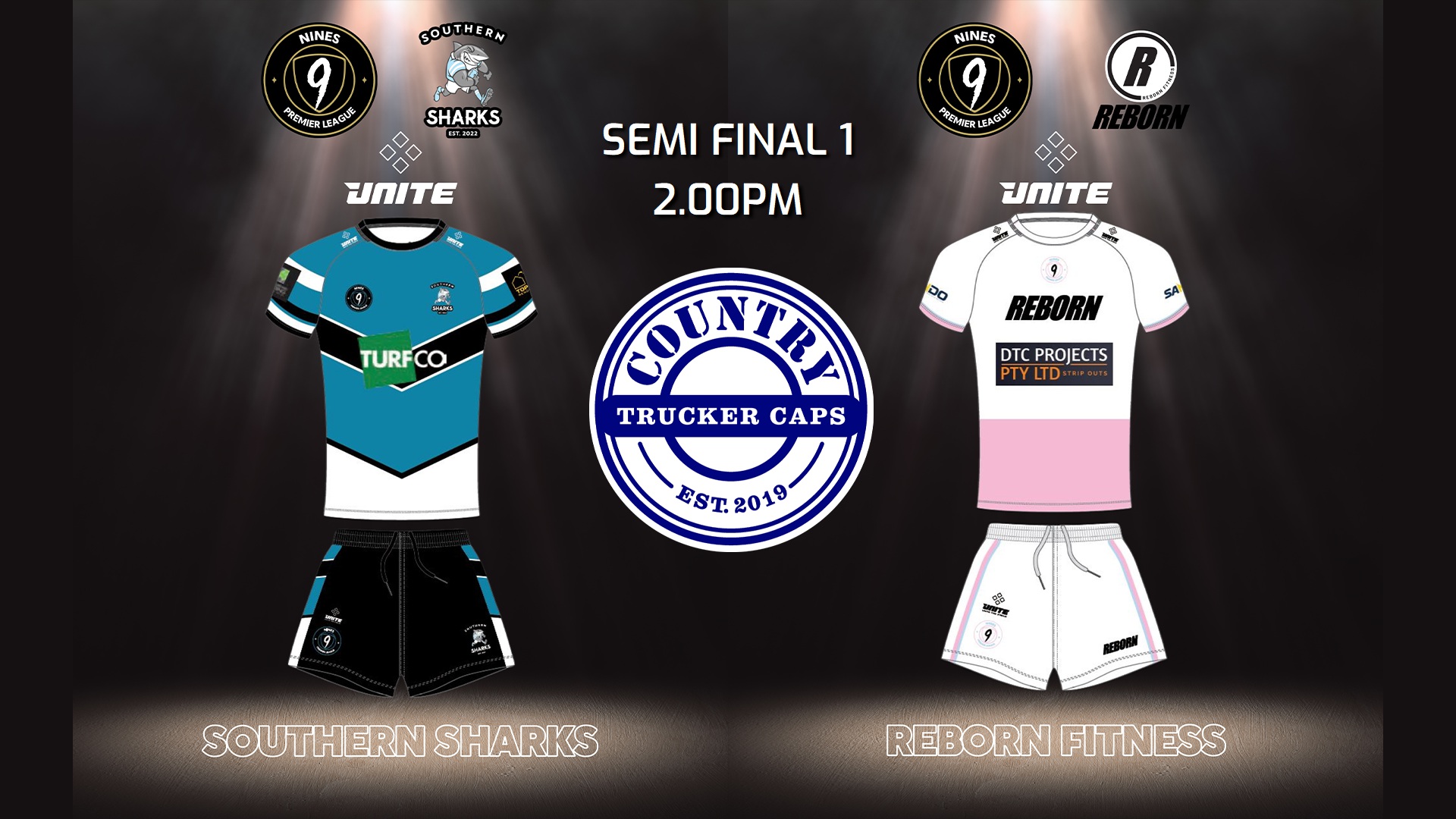 240127-Nines Premier League Semi Final 1 - Trophey - NPL Southern Sharks v NPL Reborn Fitness Slate Image