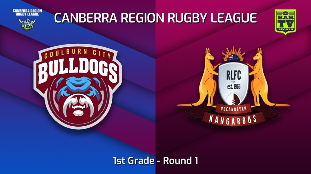 230415-Canberra Round 1 - 1st Grade - Goulburn City Bulldogs v Queanbeyan Kangaroos Slate Image