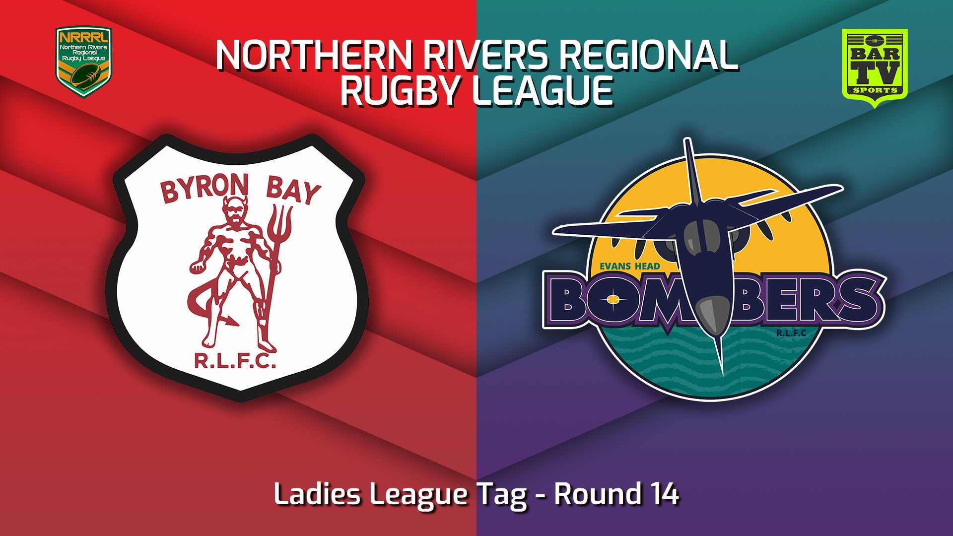 230730-Northern Rivers Round 14 - Ladies League Tag - Byron Bay Red Devils v Evans Head Bombers Slate Image