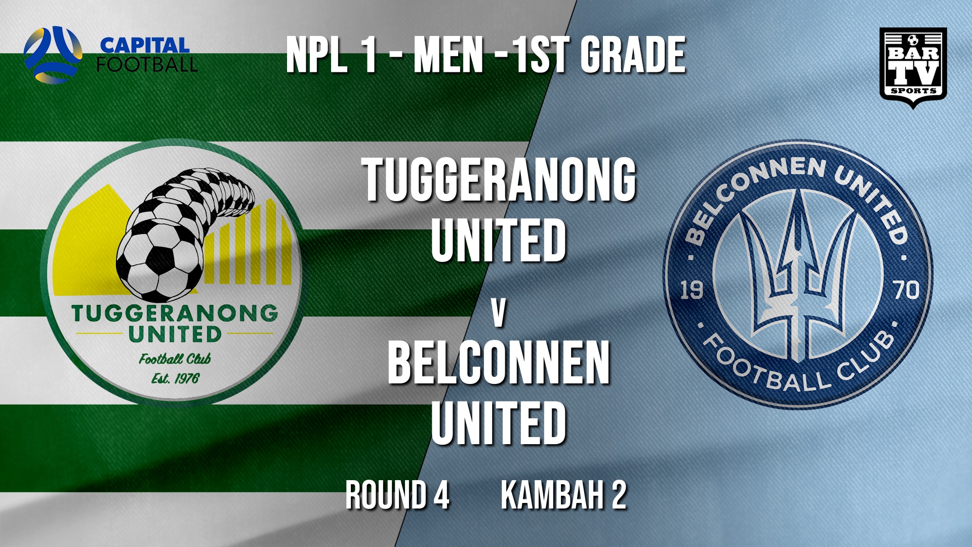 NPL - CAPITAL Round 4 - Tuggeranong United FC v Belconnen United Slate Image