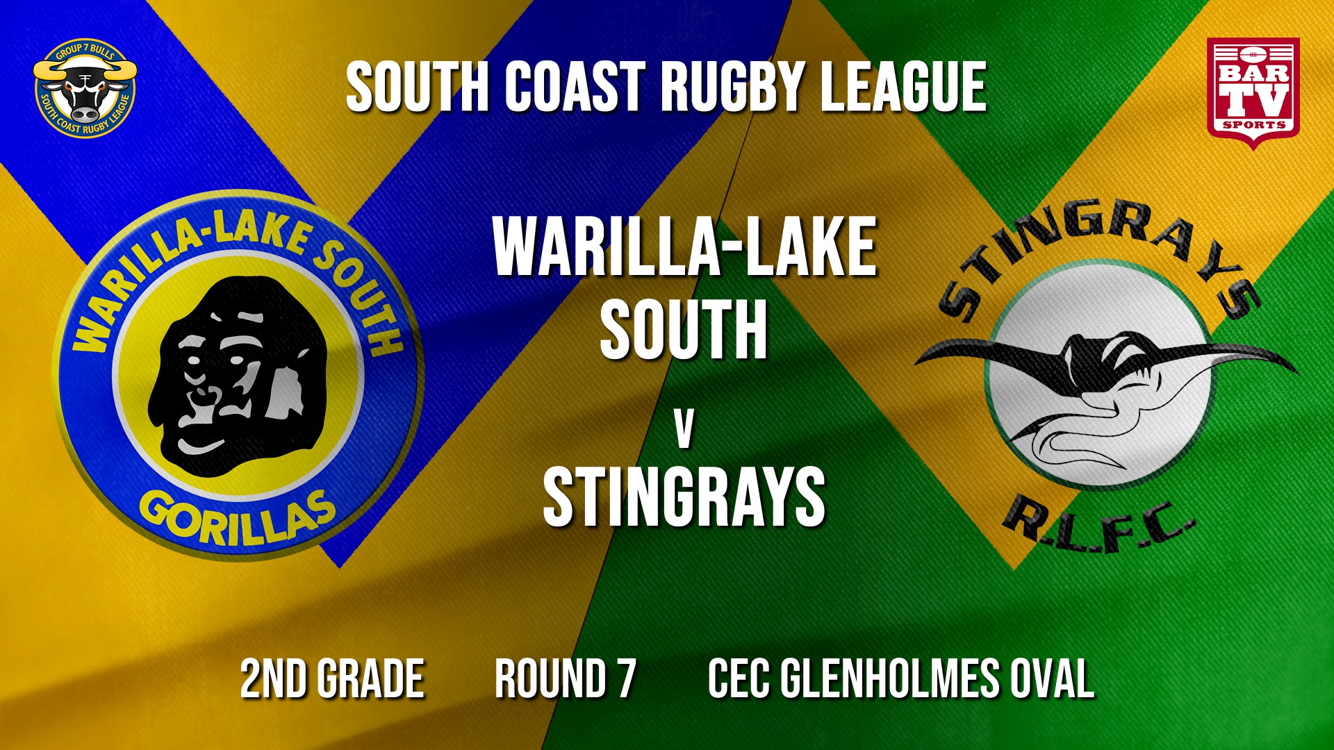 Group 7 RL Round 7 - 2nd Grade - Warilla-Lake South v Stingrays of Shellharbour Slate Image