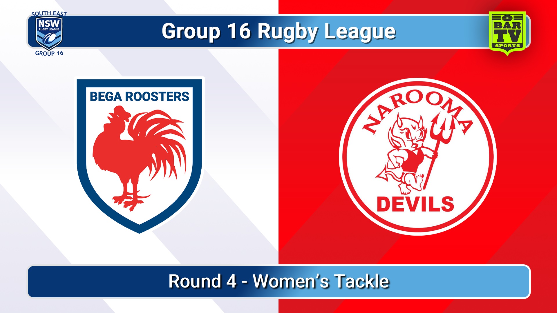 260517-video-Group 16 Rugby League  Round 4 - Women’s Tackle - Bega Roosters v Narooma Devils Slate Image