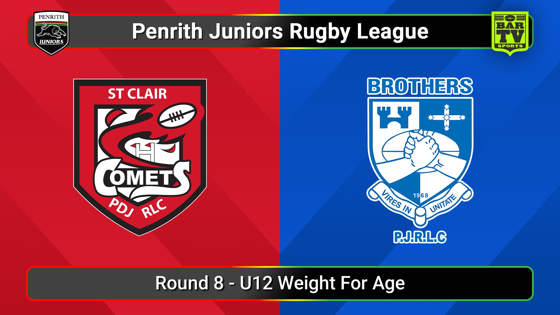 250801-video-Penrith & District Junior Rugby League Round 8 - U12 Weight For Age - St Clair v Brothers Slate Image