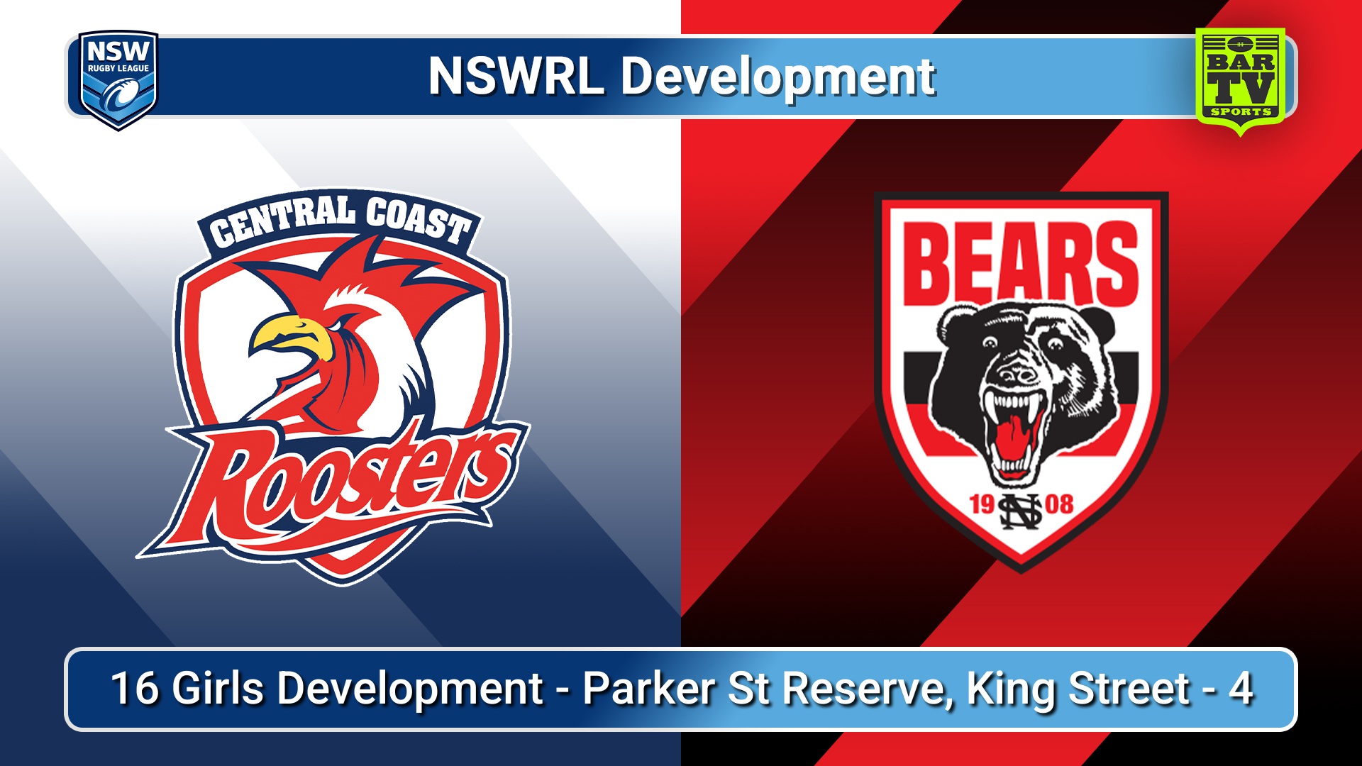260716-video-NSWRL Development Game 24 - 16 Girls Development - Central Coast Roosters v North Sydney Bears Slate Image