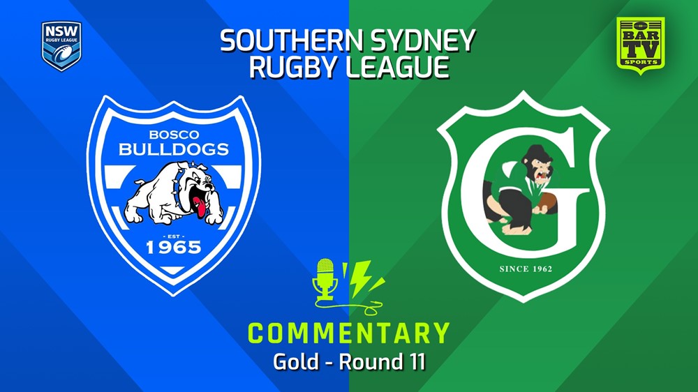 240629-video-S. Sydney Open Round 11 - Gold - St John Bosco Bulldogs v Gymea Gorillas Slate Image