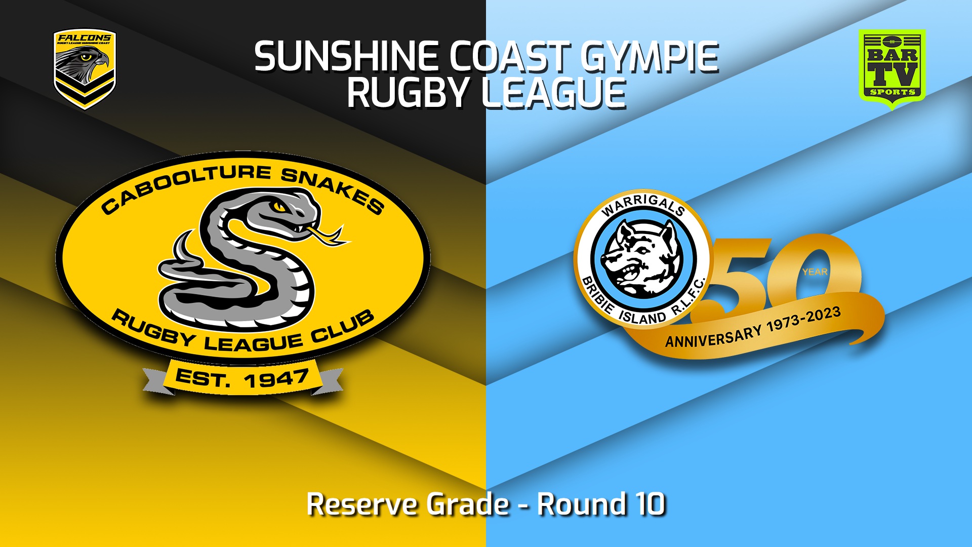 230617-Sunshine Coast RL Round 10 - Reserve Grade - Caboolture Snakes v Bribie Island Warrigals Slate Image
