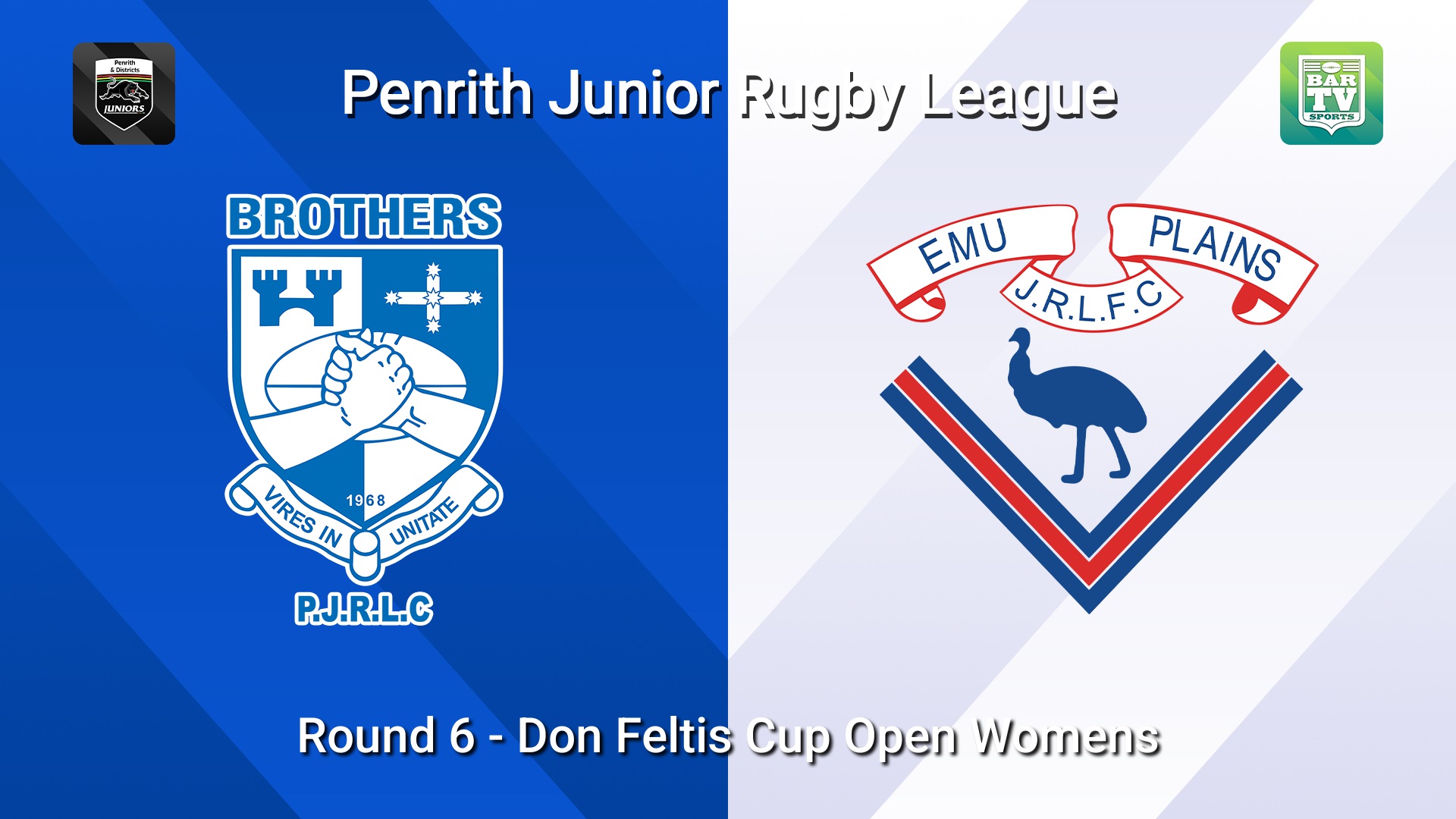 260524-video-Penrith & District Junior Rugby League Round 6 - Don Feltis Cup Open Womens - Brothers v Emu Plains Slate Image