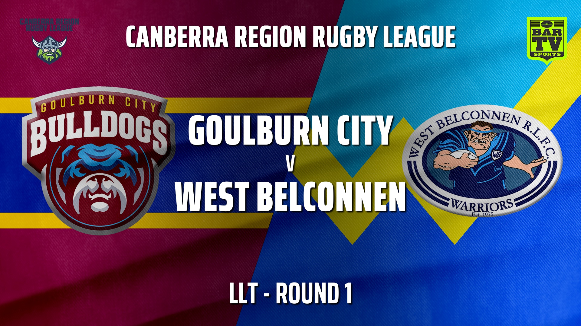 CRRL Round 1 - Ladies League Tag - Goulburn City Bulldogs v West Belconnen Warriors Slate Image
