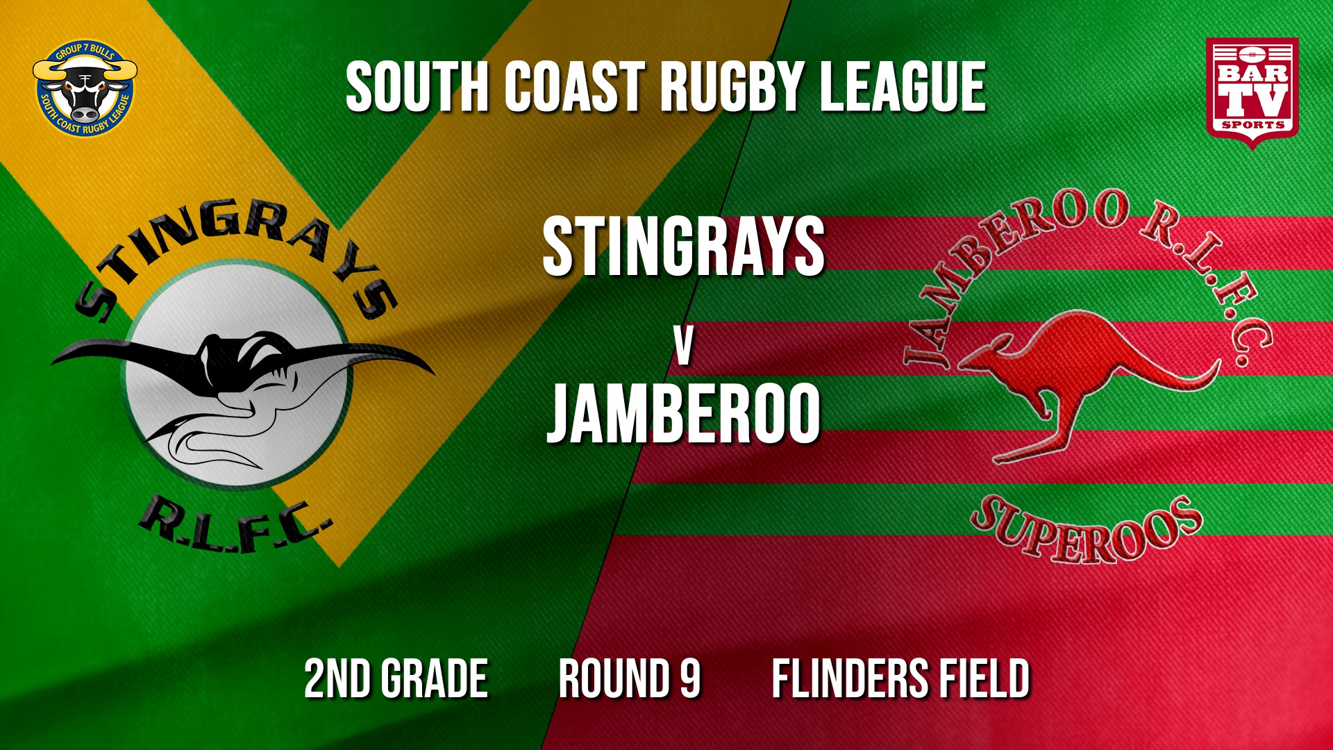 Group 7 RL Round 9 - 2nd Grade - Stingrays of Shellharbour v Jamberoo Slate Image